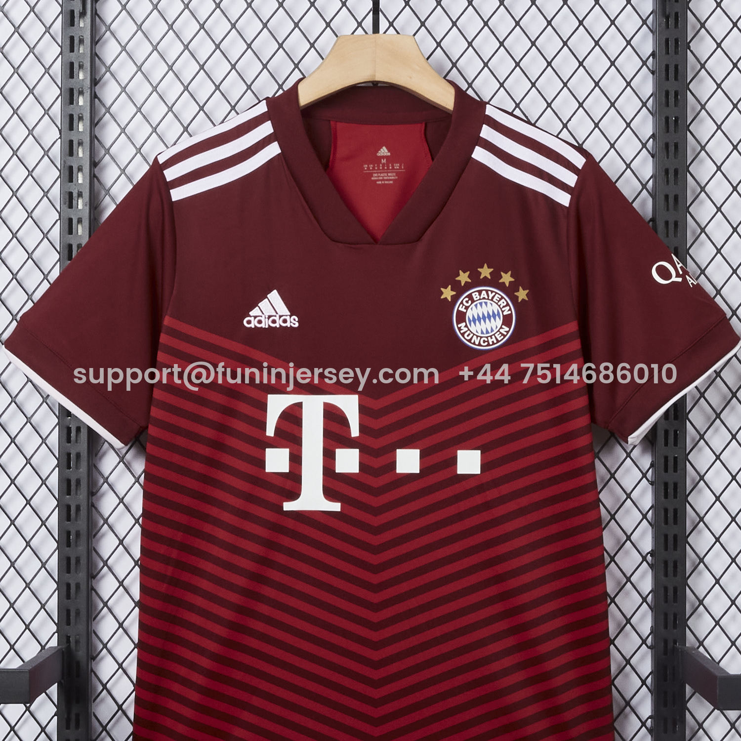 Funinjersey-Retro Bayern Munich 2021-22 Home Jersey
