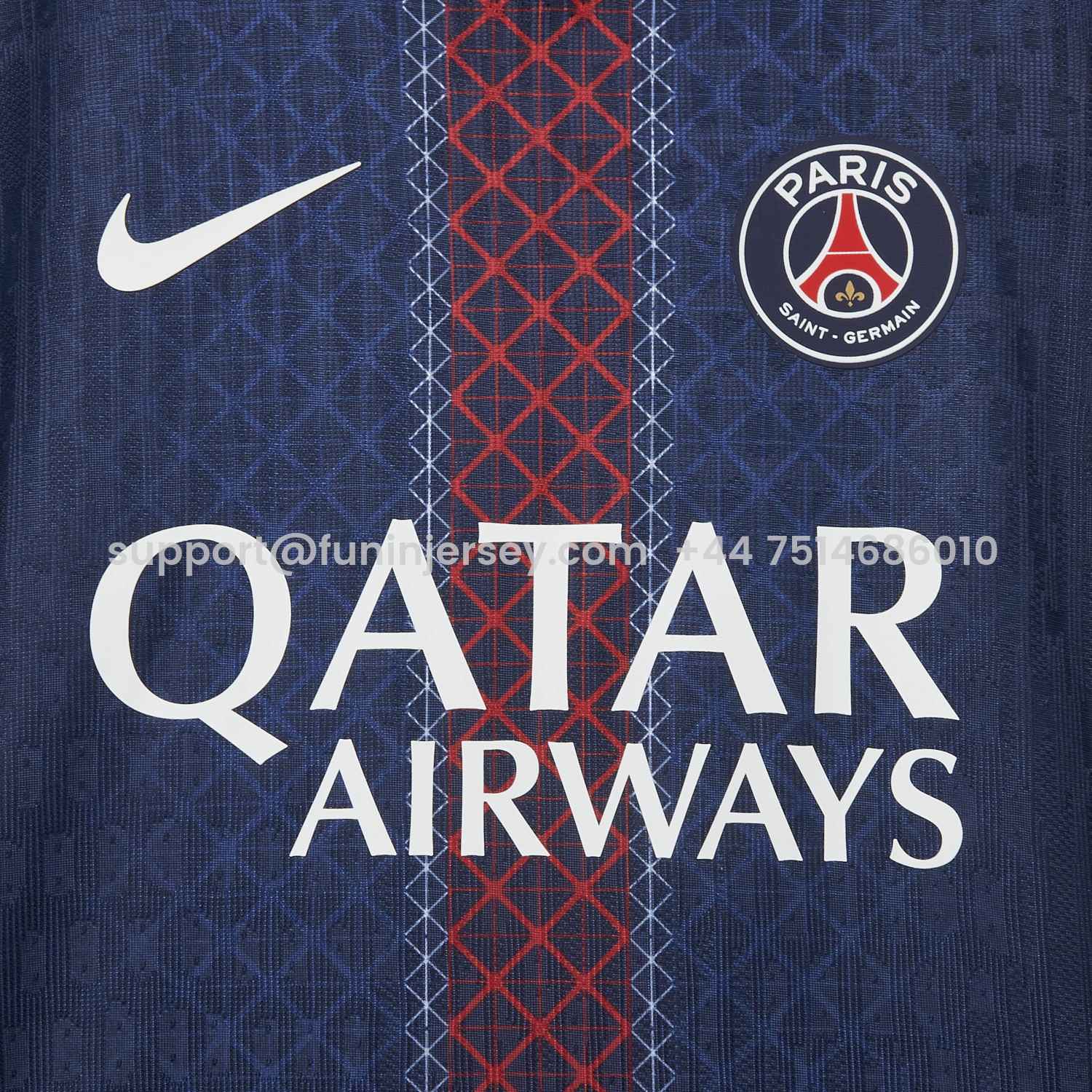 Funinjersey-Paris Saint-Germain PSG 25-26 Home Kids Kit - Player Version