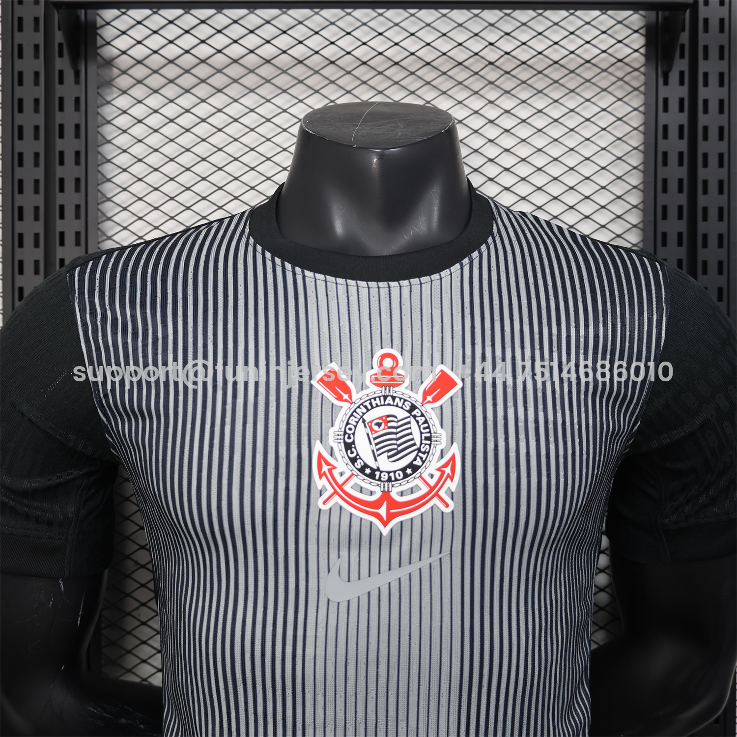Funinjersey-Corinthians 25-26 Black Unsponsored Goalkeeper Jersey - Player Version