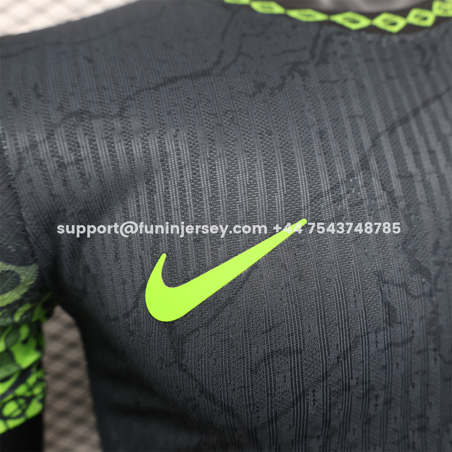 Funinjersey-Brazil 2025 Green Fire Black Special Edition Jersey - Player Version