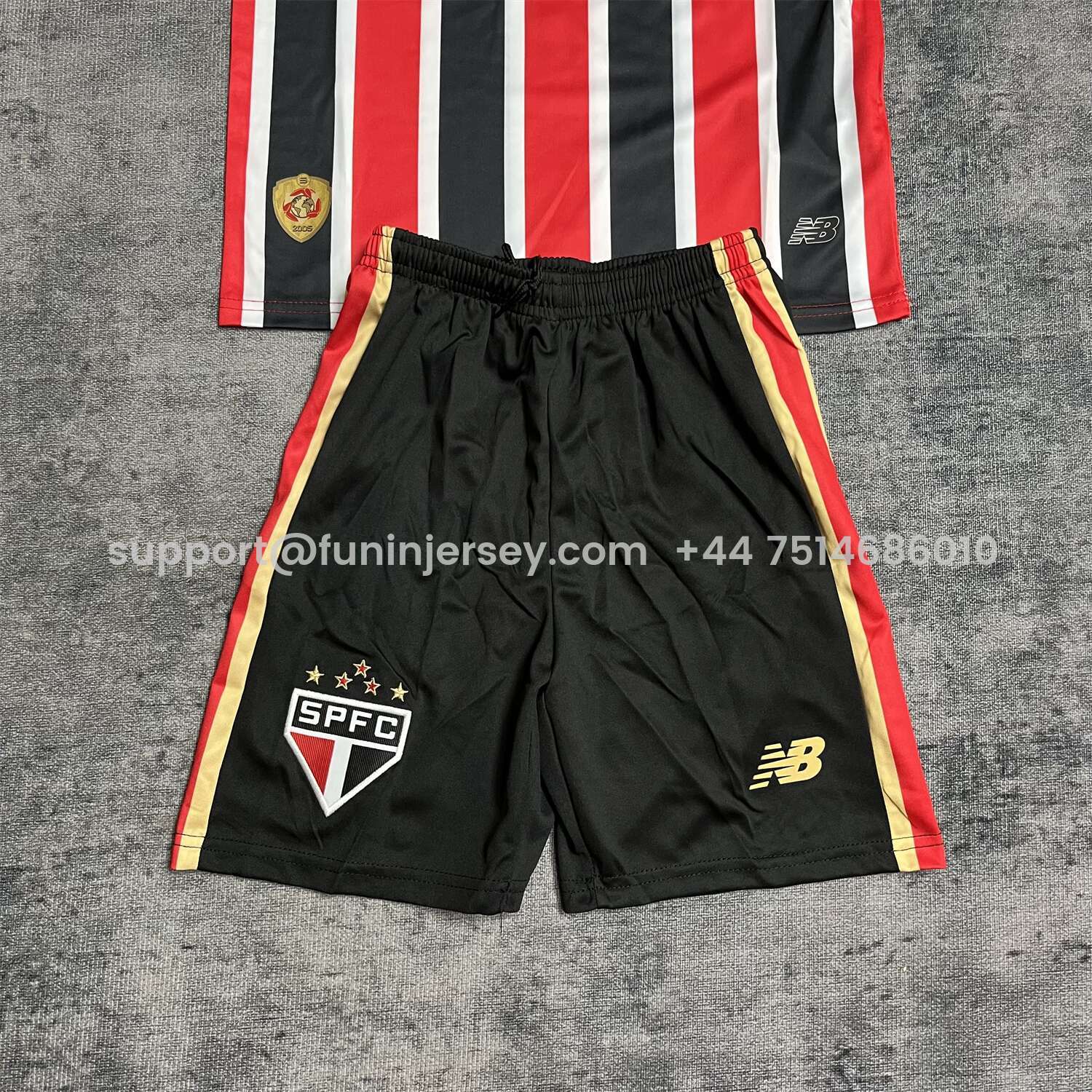 Funinjersey-Sao Paulo 25-26 Away Kids Kit