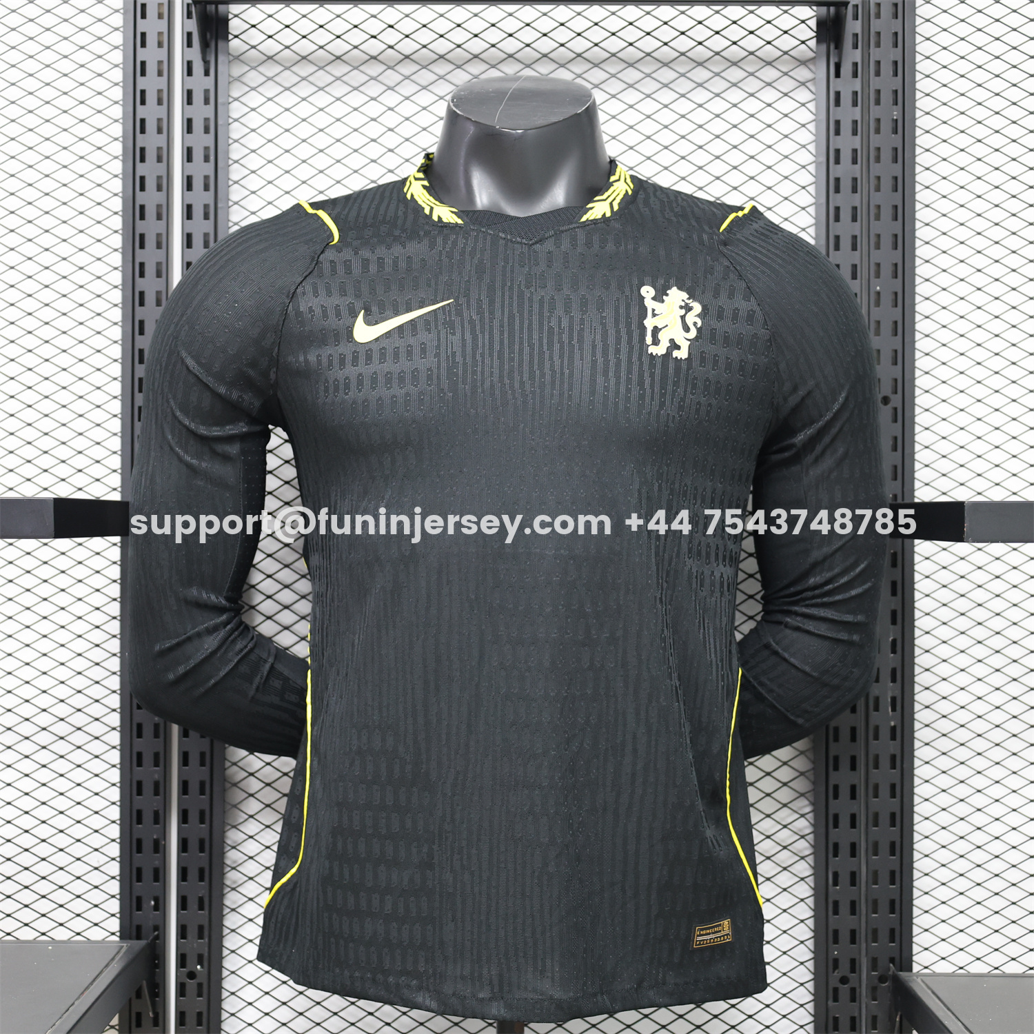 Funinjersey-C.H.E.L.S.E.A 26-27 Away Long Sleeves Jersey - Player Version