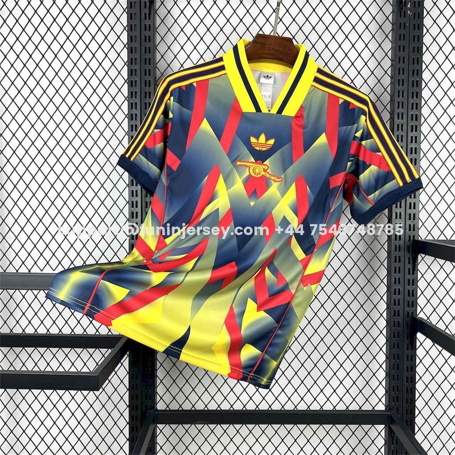 Funinjersey-Arsenal 25-26 Red Yellow Blue LFSTLR Jersey - Fans Version