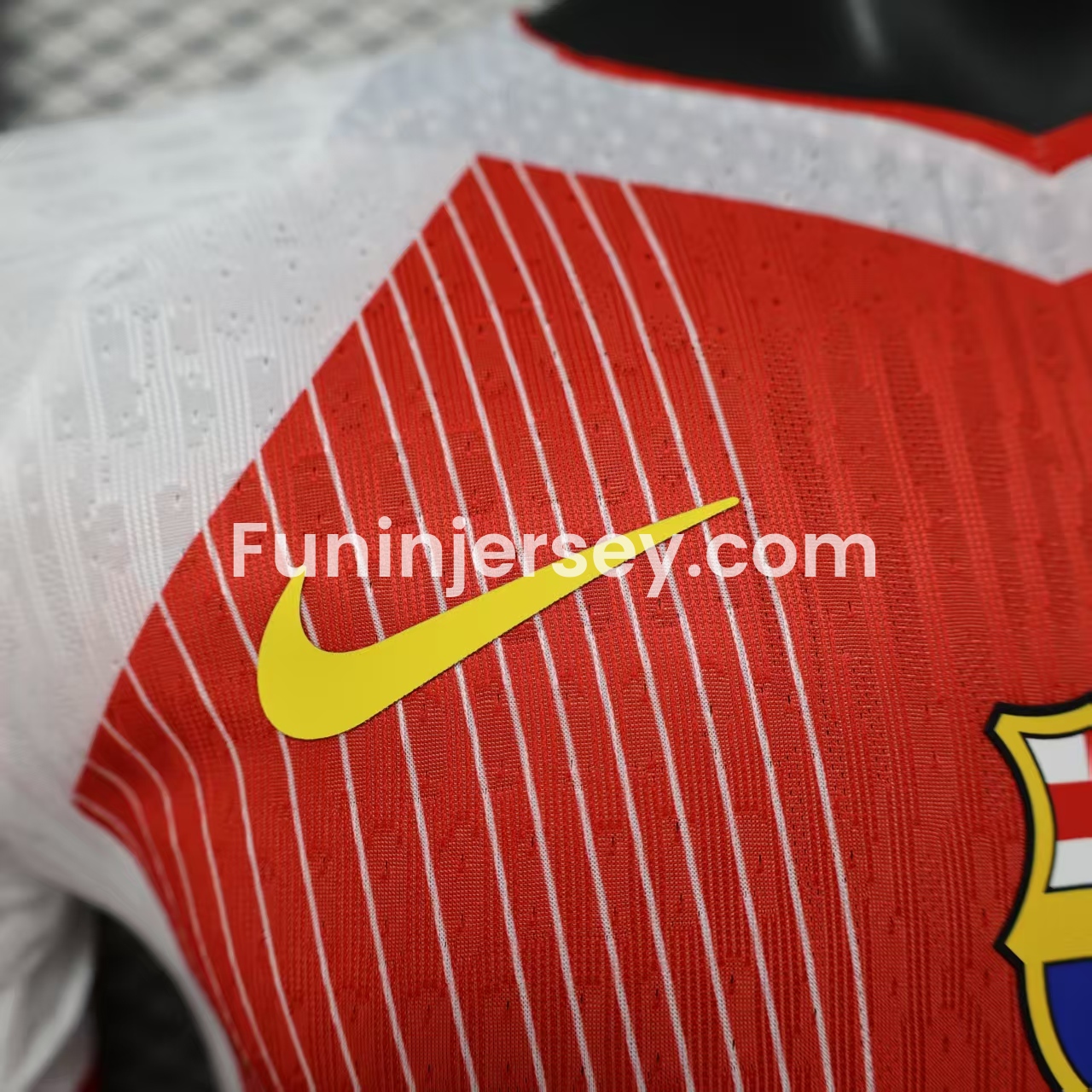 Funinjersey-Barcelona 25-26 Red & White Big LOGO Special Jersey - Player Version