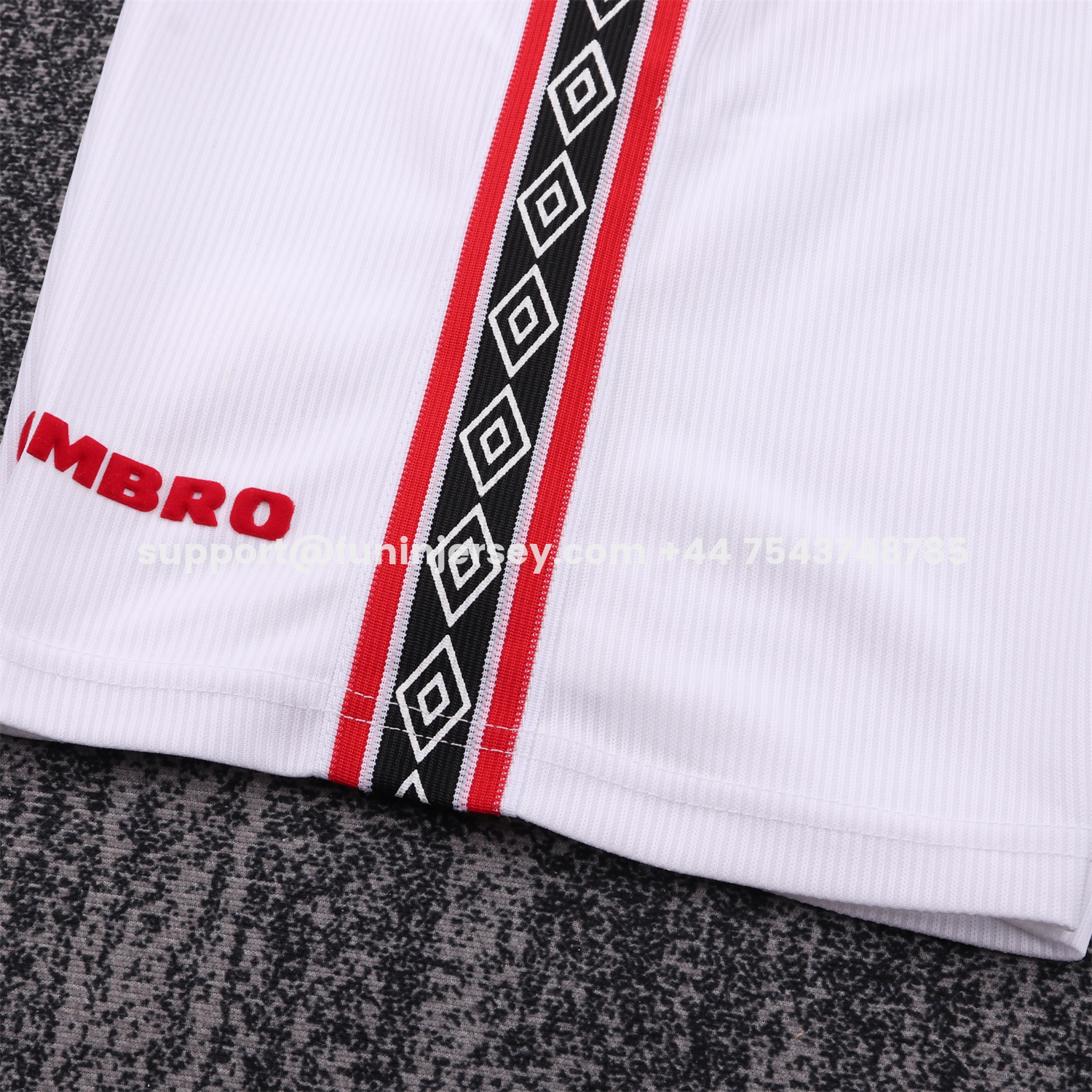 Funinjersey-Retro Manchester United 1998-99 White Special Kids Kit