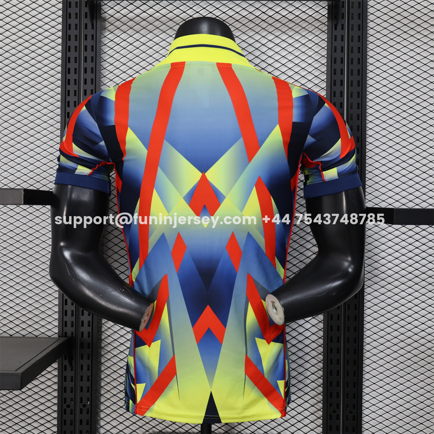 Funinjersey-Arsenal 25-26 Red Yellow Blue LFSTLR Jersey - Player Version