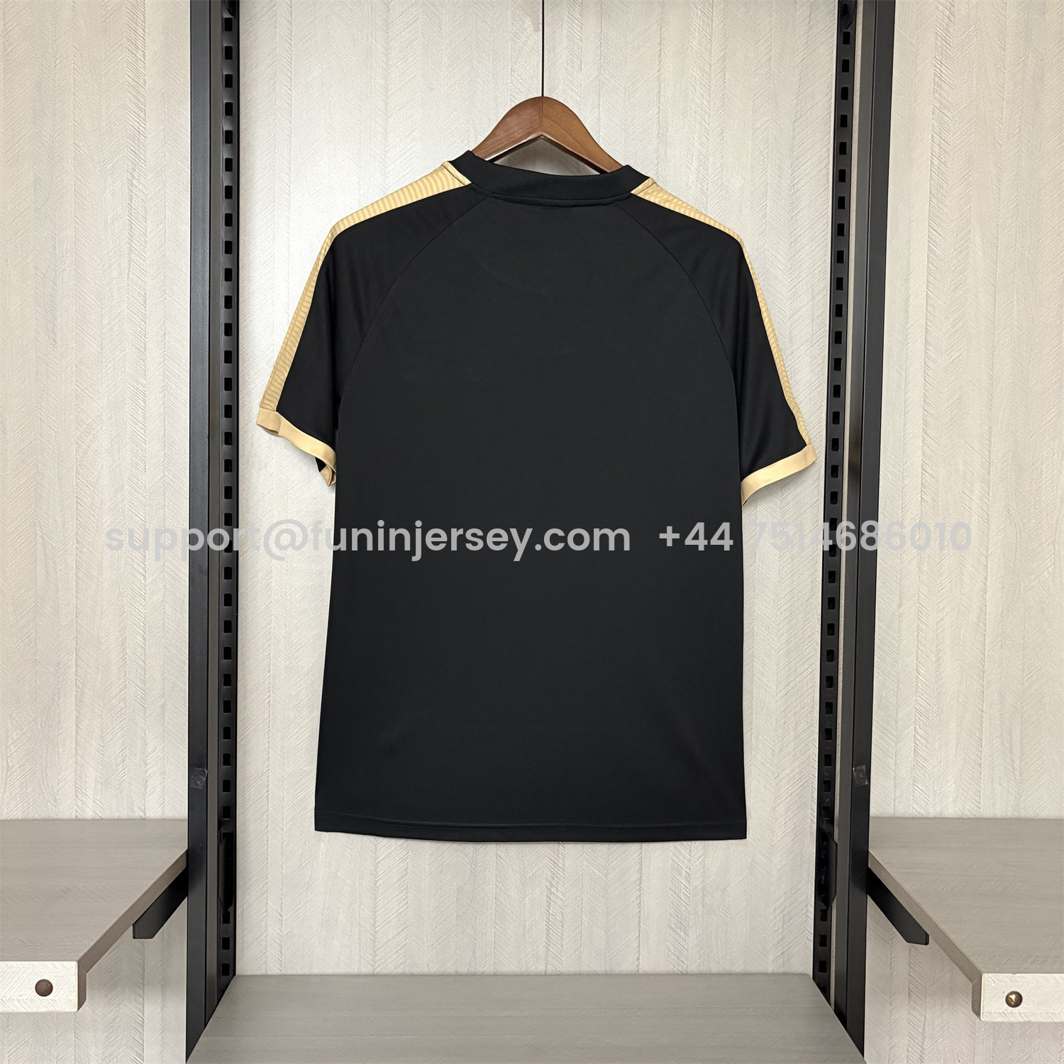 Funinjersey-Vasco da Gama 25-26 Black Training Jersey - Fans Version