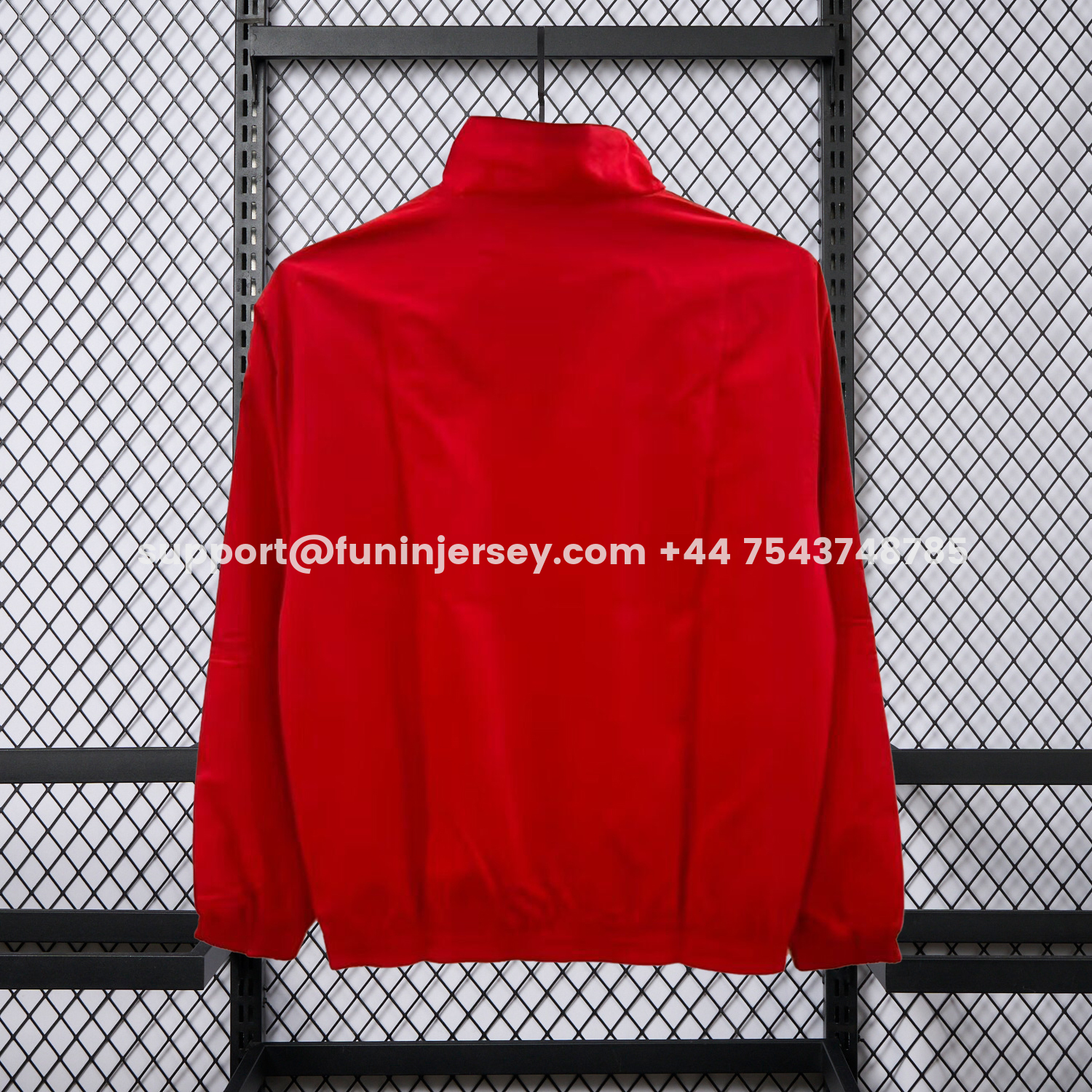 Funinjersey-Sevilla 25-26 Double Sided Reversible Windbreaker - Red & White