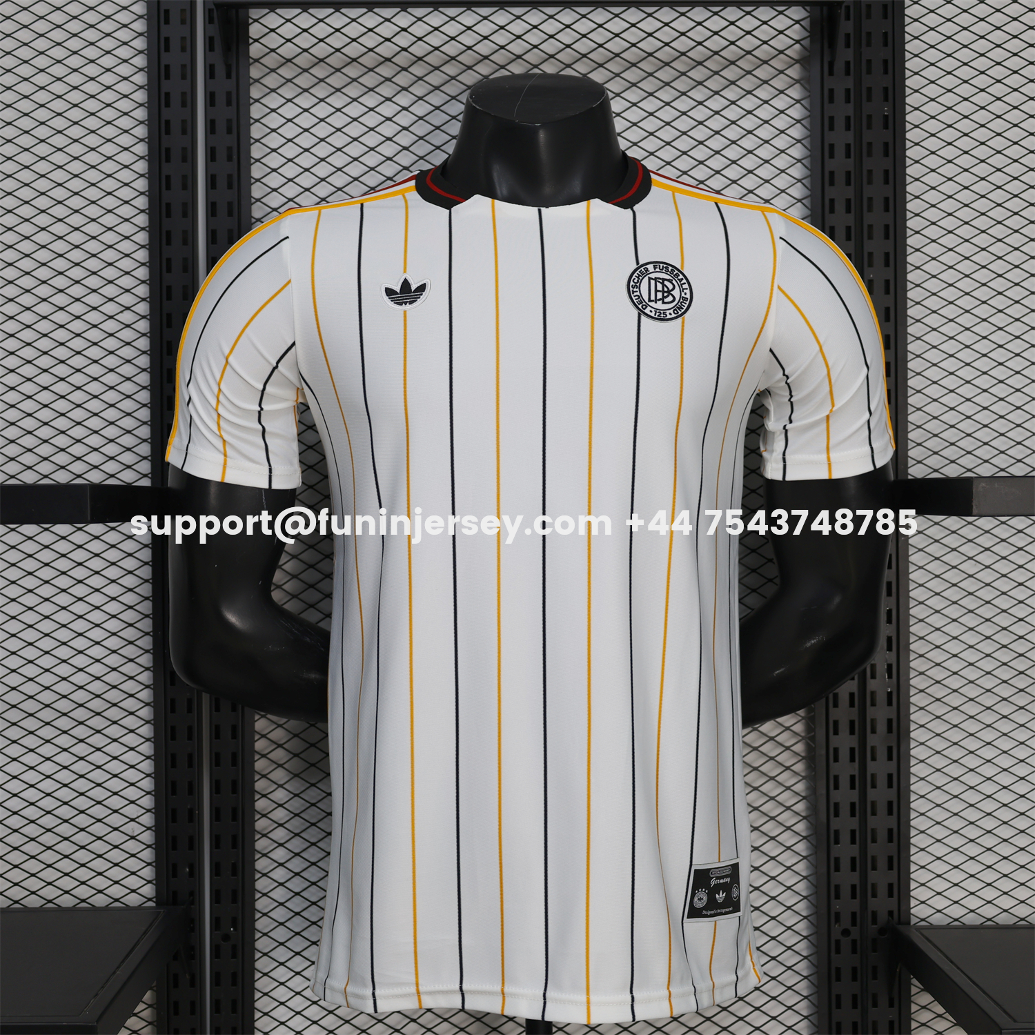 Funinjersey-Germany 2026 Terrace Icon Retro Casual Style White Jersey