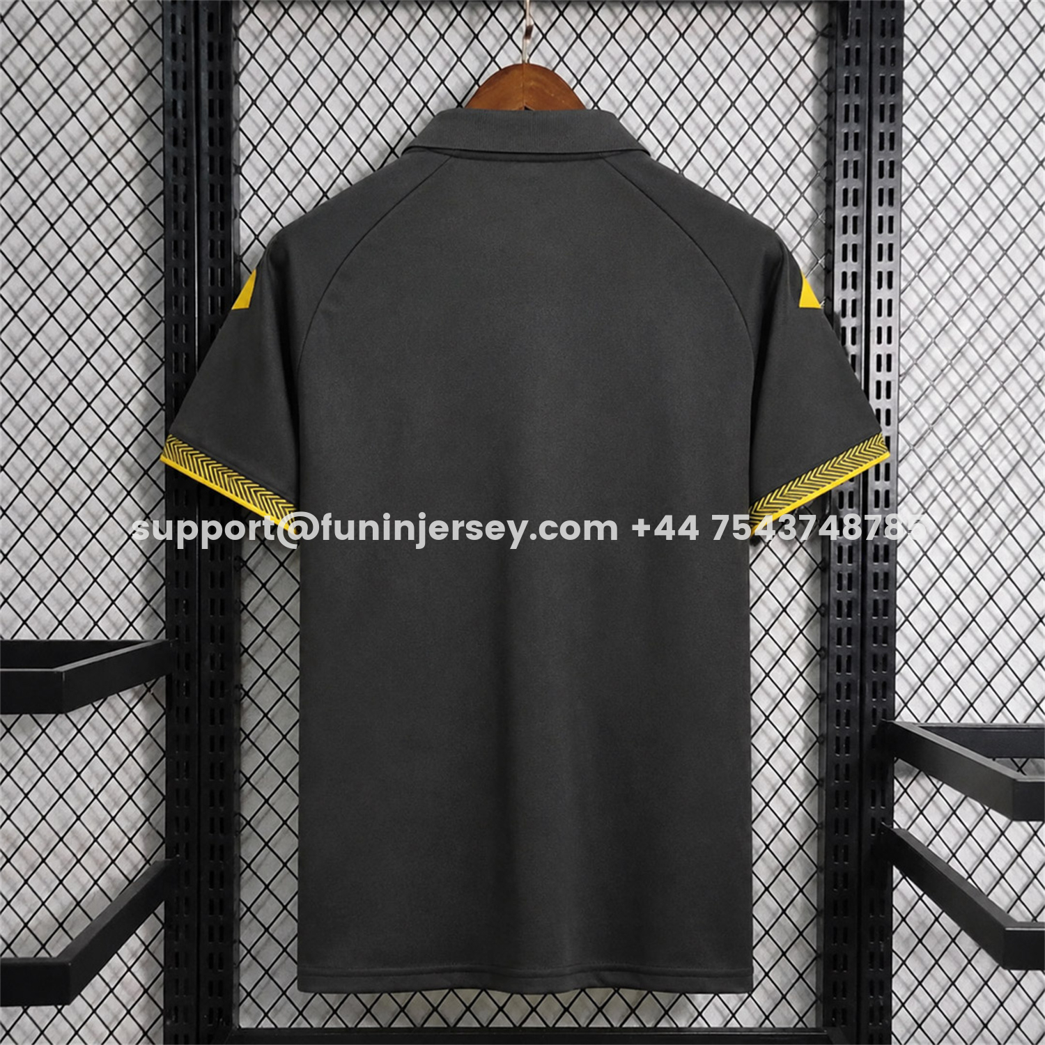 Funinjersey-South Africa 2026 Black With Yellow Accents Special Jersey - Fans Version
