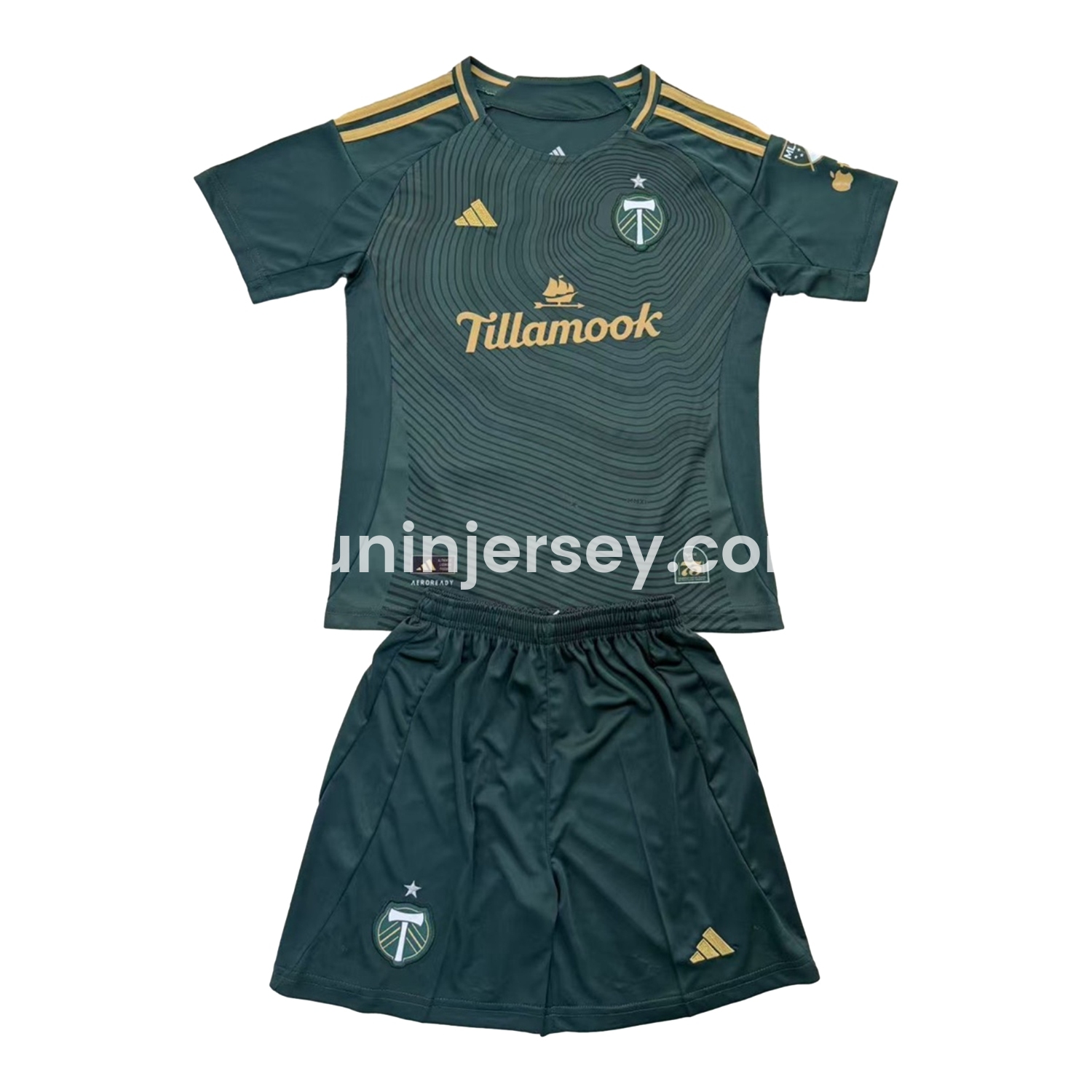 Funinjersey-Portland Timbers 2025-26 Home Men's Adult Jersey Set - Fans Version