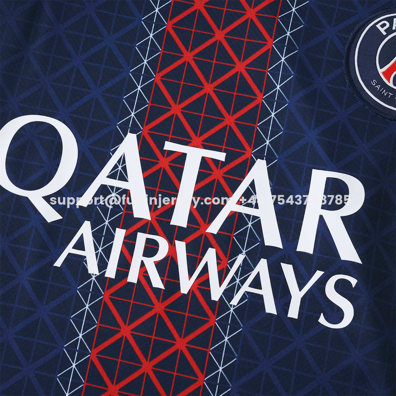 FUN-Funinjersey-【Champion 26 Font】Paris Saint-Germain PSG 25-26 Home Jersey - Fans Version