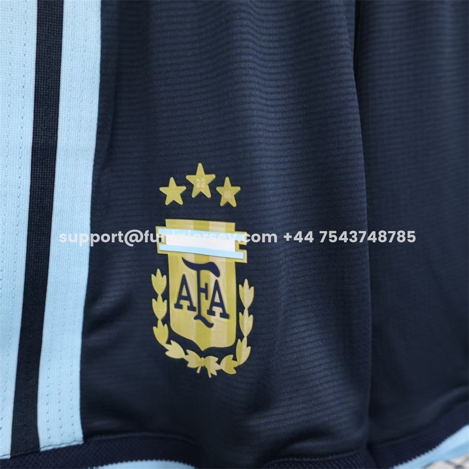 Funinjersey-Argentina 2026 Blue Shorts - Player Version