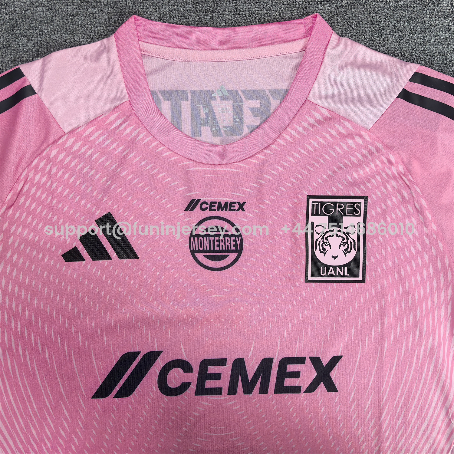 Funinjersey-Tigres UANL 25-26 Pink Goalkeeper Jersey - Fans Version