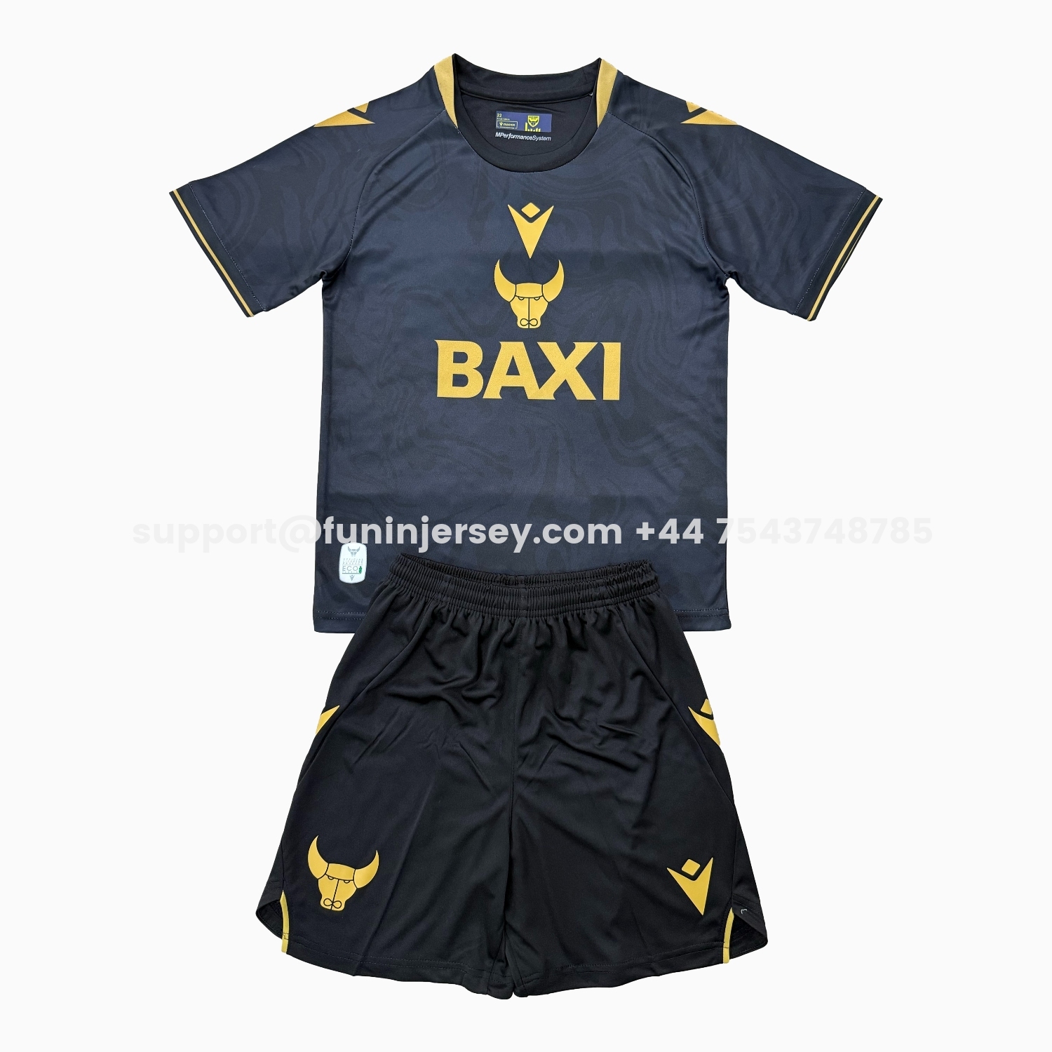 Funinjersey-Oxford United 25-26 Away Men's Adult Jersey Set - Fans Version