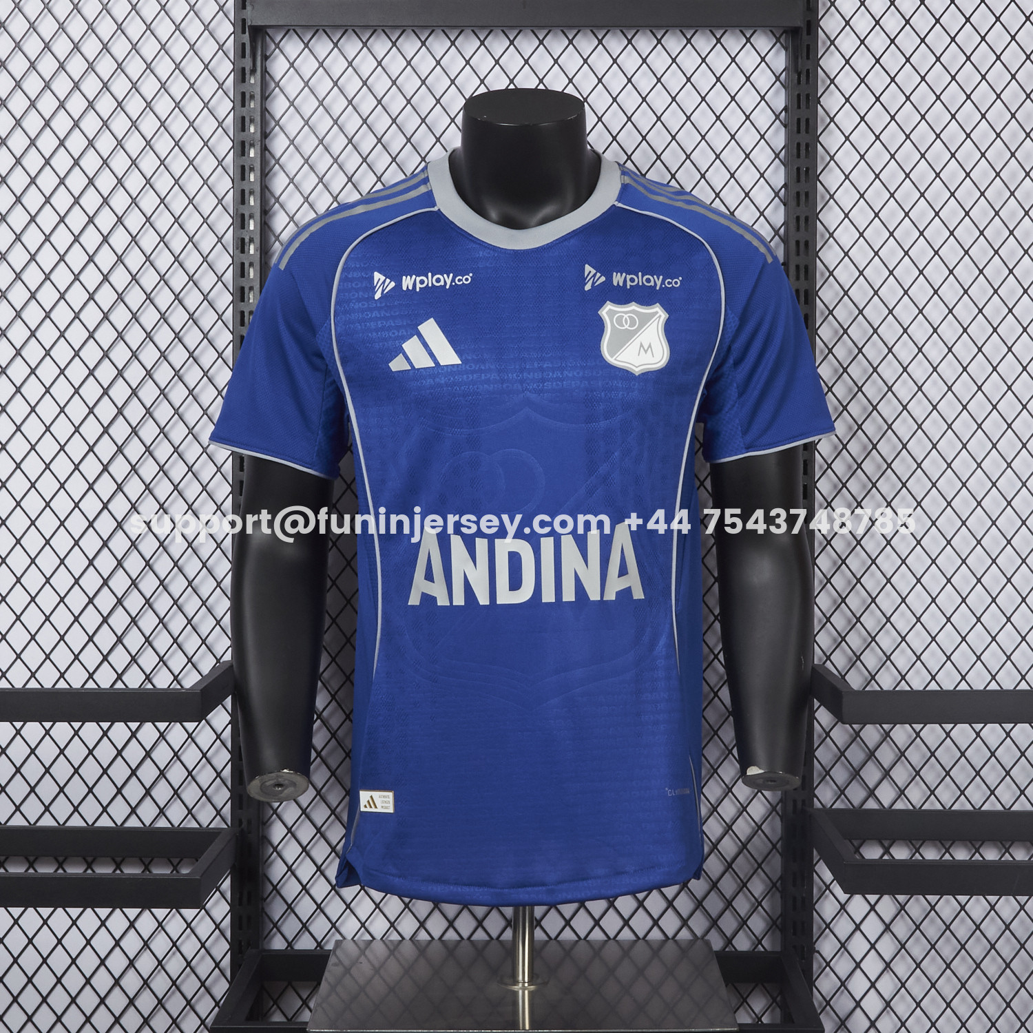 Funinjersey-Millonarios 2026 Home Jersey - Player Version