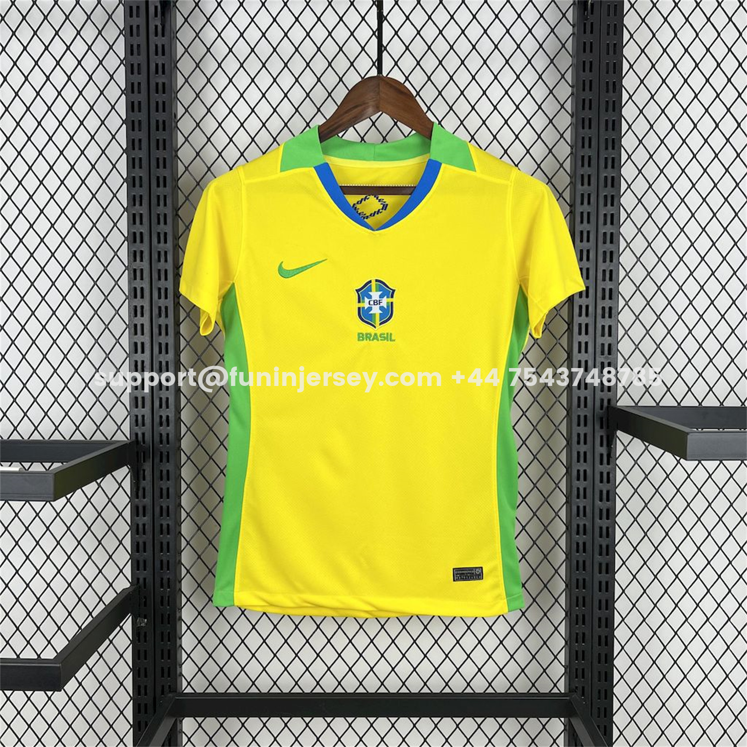 Funinjersey-Women's Brazil 2025 Women's Team Home Jersey