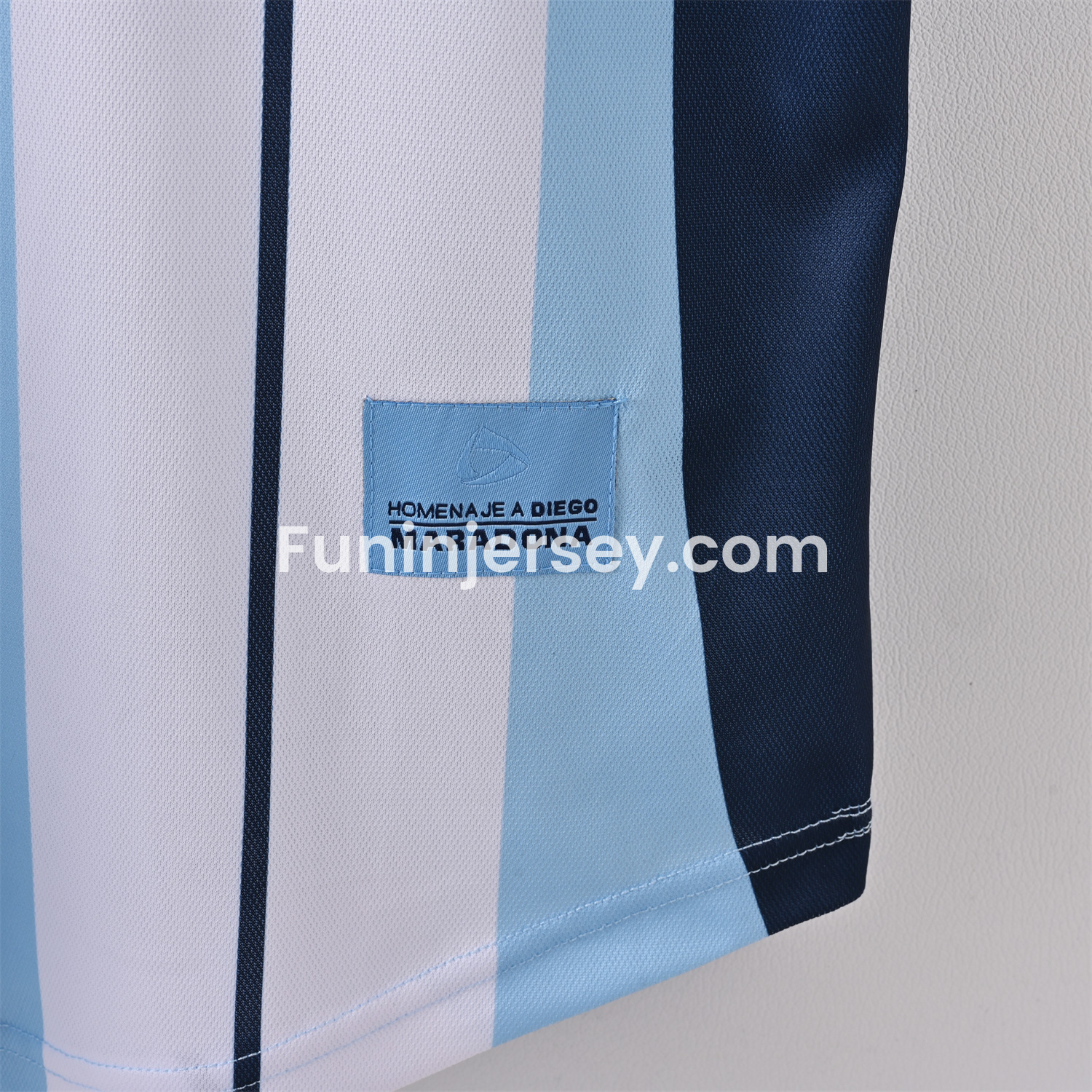 Funinjersey-Retro Argentina 2001 Maradona Retirement Commemorative Edition Jersey with Maradona #10
