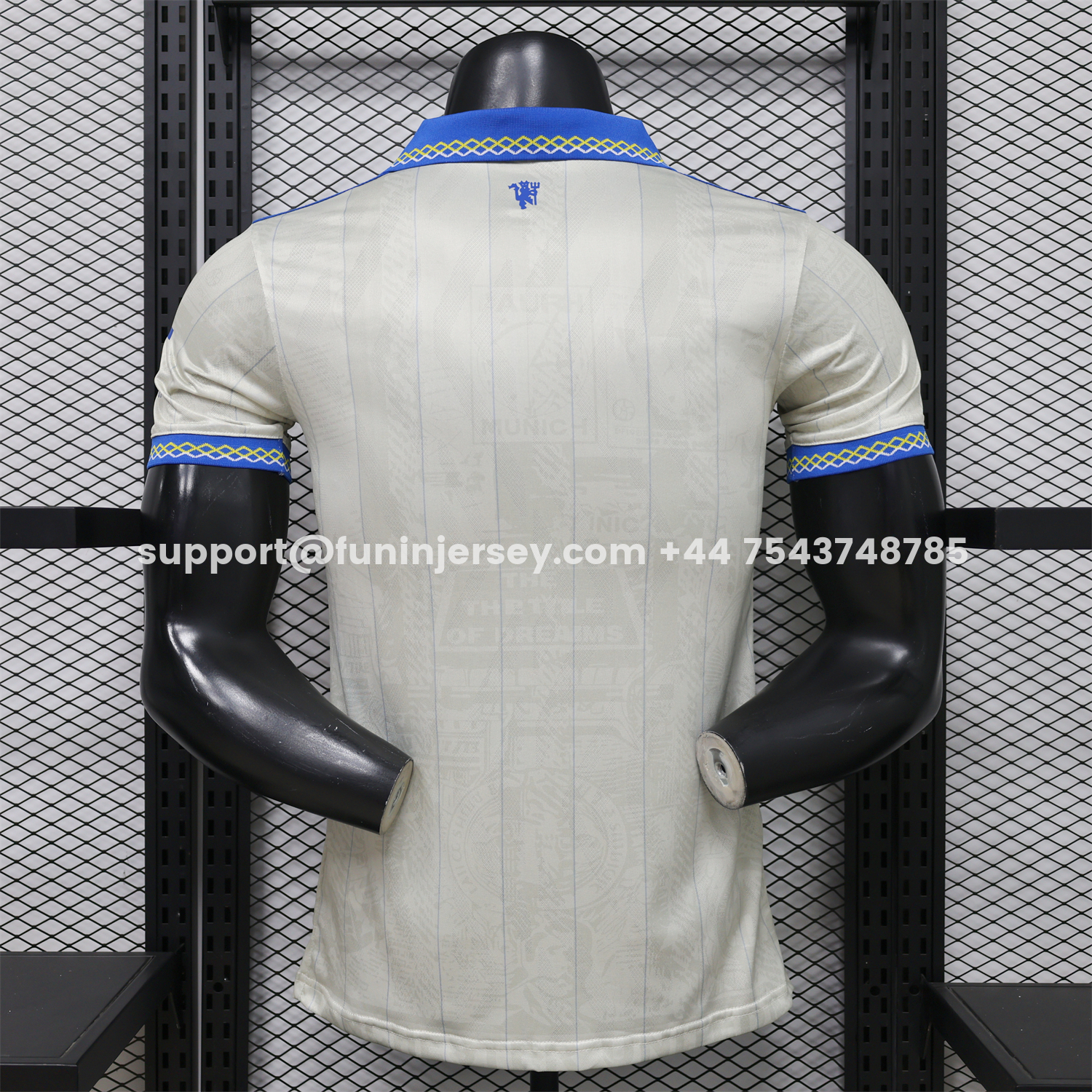 Funinjersey-Manchester United 26-27 Terrace Icon Retro Casual Style Light Color Polo Jersey - Player Version