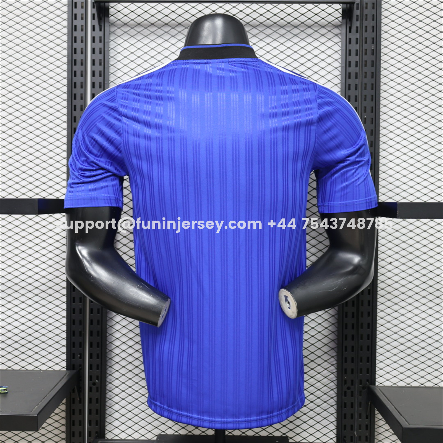 Funinjersey-Adidas 26-27 Terrace Icon Retro Casual Style Royal Blue Jersey - Player Version
