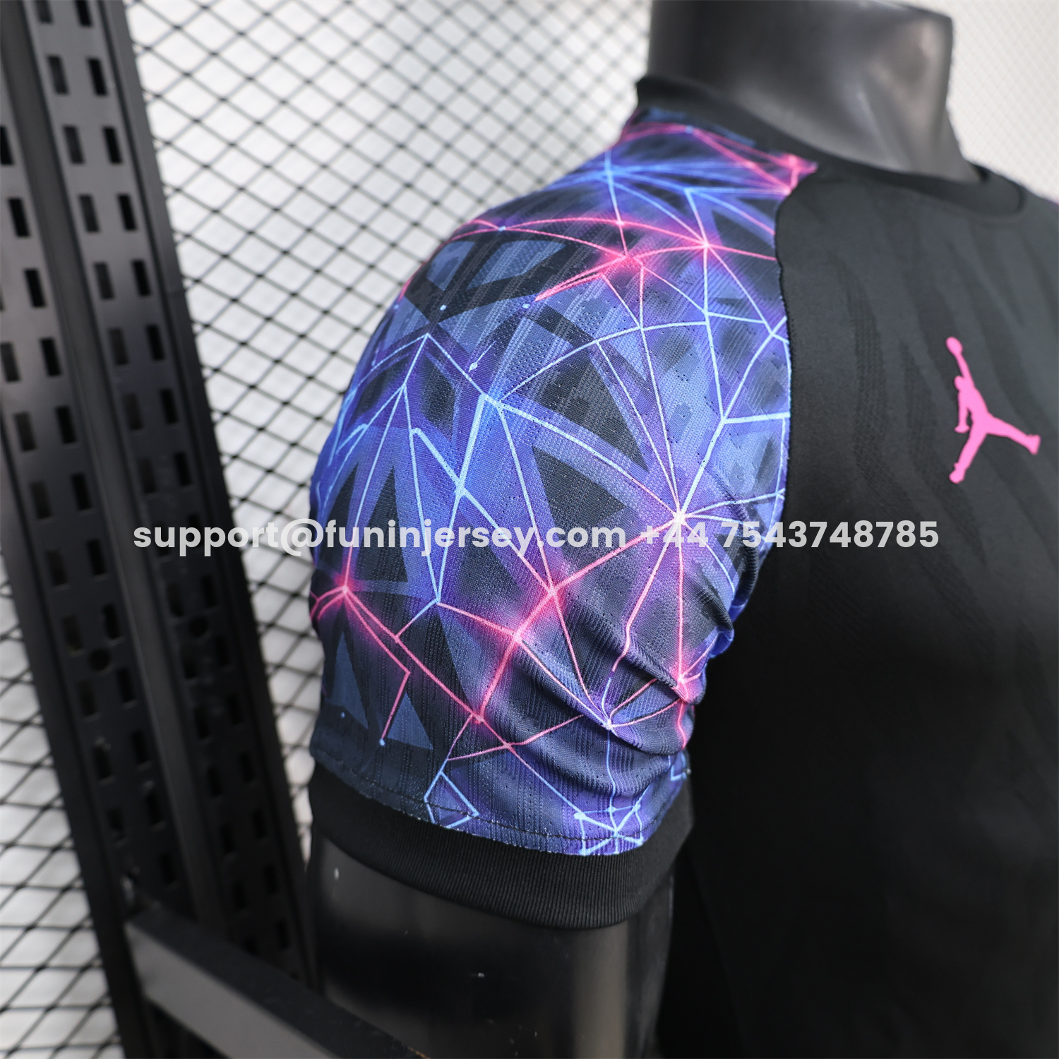 Funinjersey-Barcelona 25-26 Black With Pink Special White Jersey - Player Version
