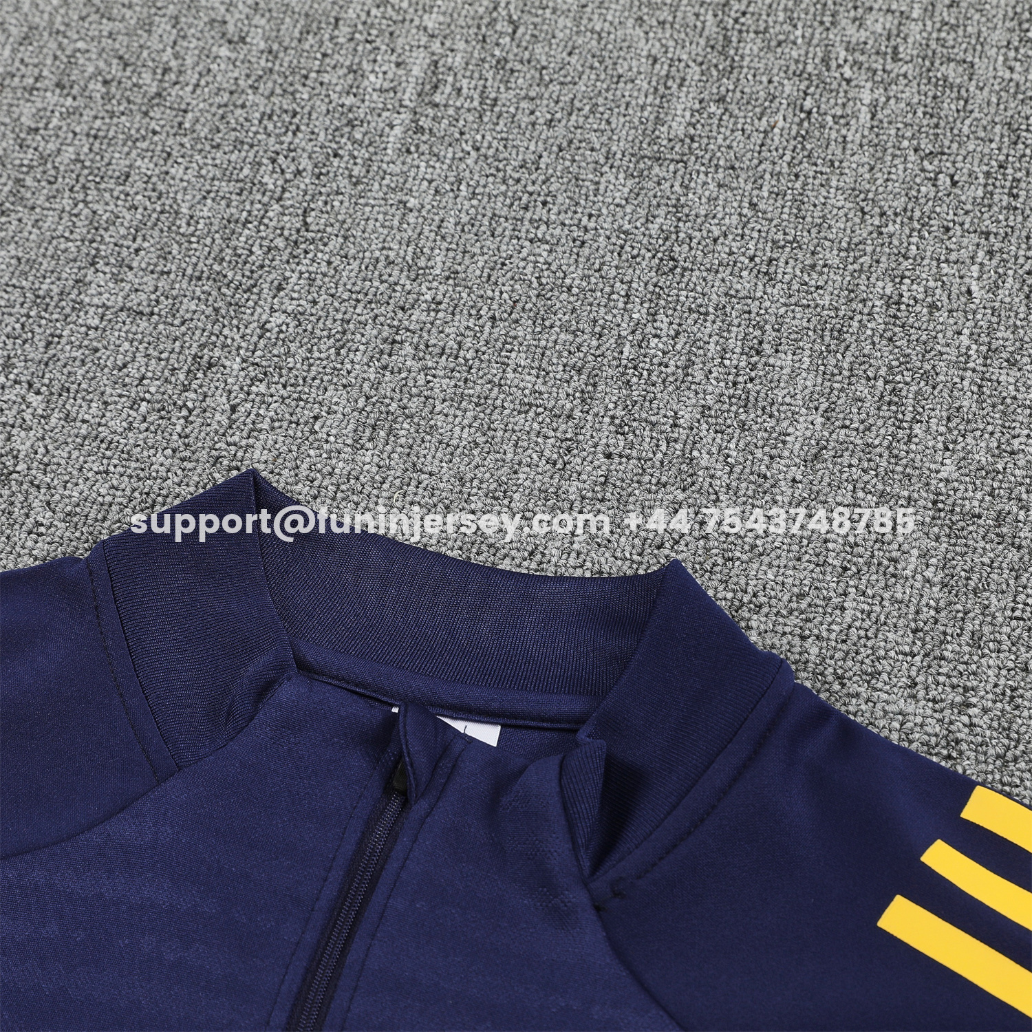 Funinjersey-Boca Juniors 25-26 Long Sleeves Training Set - Royal Blue Top & Pants