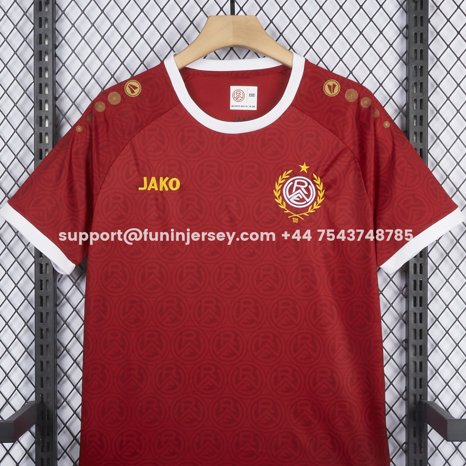 Funinjersey-Rot-Weiss Essen 25-26 100th Anniversary Jersey - Fans Version