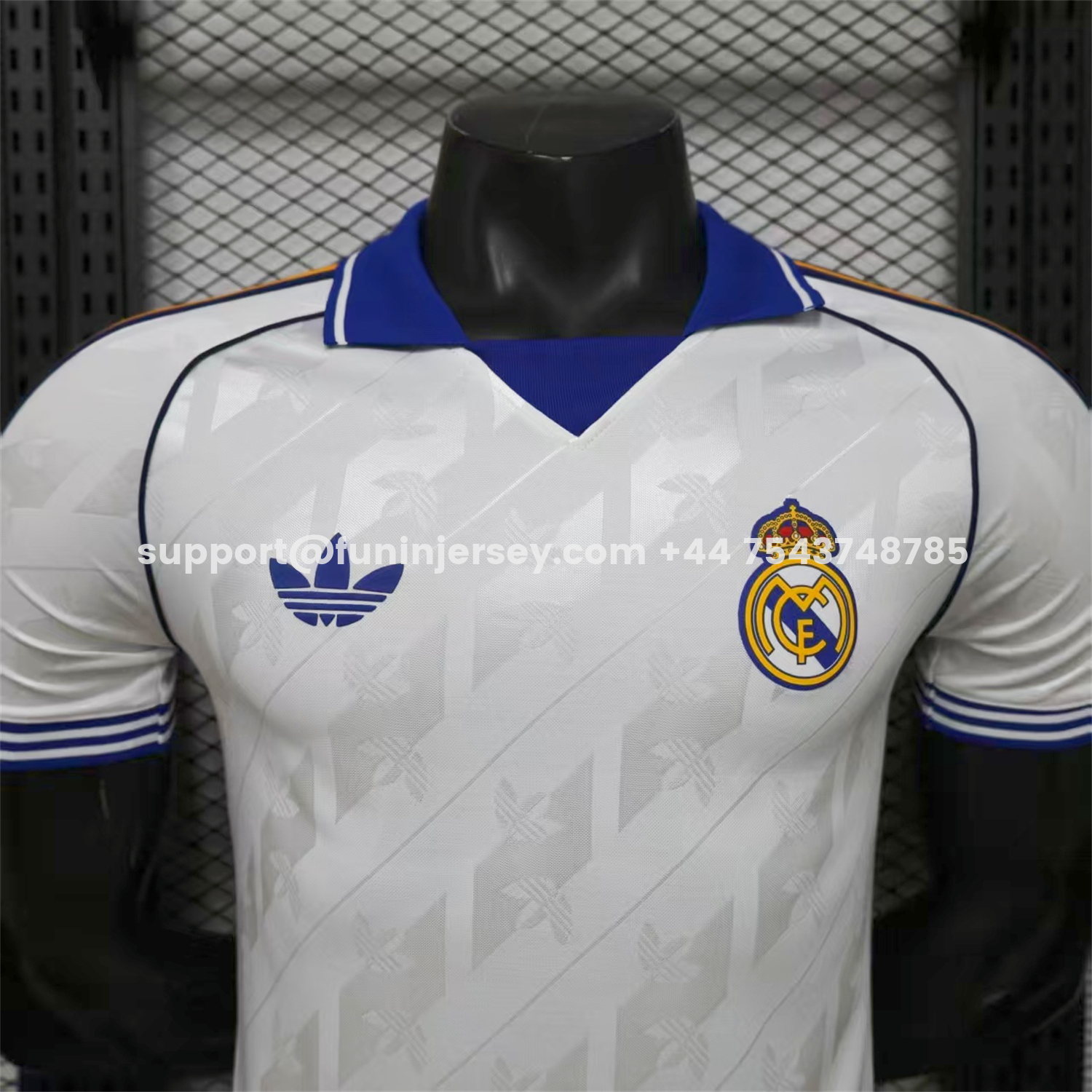 Funinjersey-Real Madrid 25-26 Retro Style White Special Jersey - Player Version