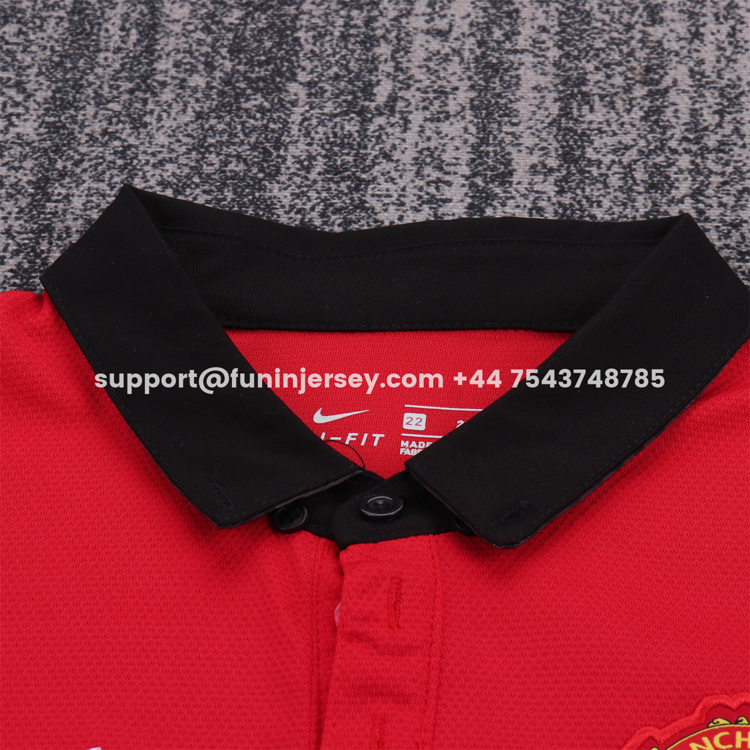 Funinjersey-Retro Manchester United 2013-14 Home Kids Kit
