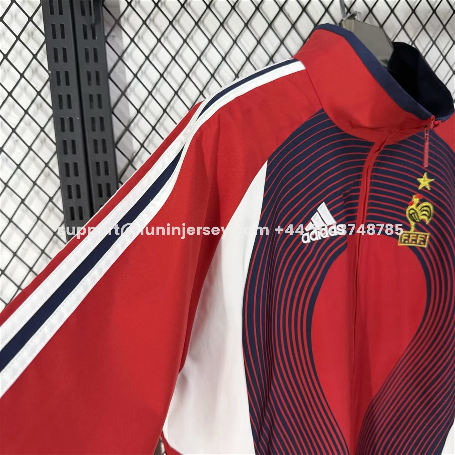 Funinjersey-France 2026 Windbreaker Jacket - Red