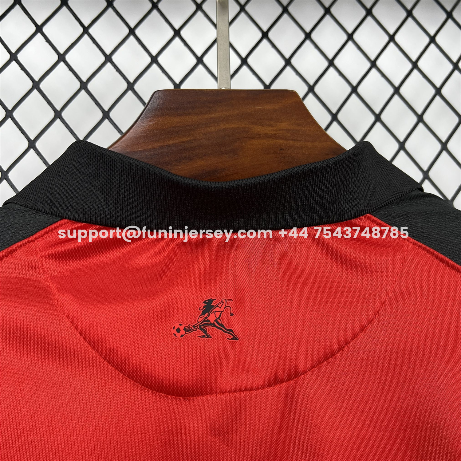 Funinjersey-AC Milan 25-26 Fourth Red Long Sleeves Jersey - Fans Version
