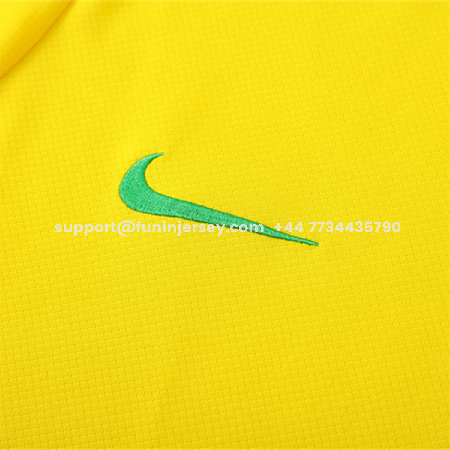 Funinjersey-Brazil 25-26 Short-Sleeve Training Set - Yellow Top & Black Shorts