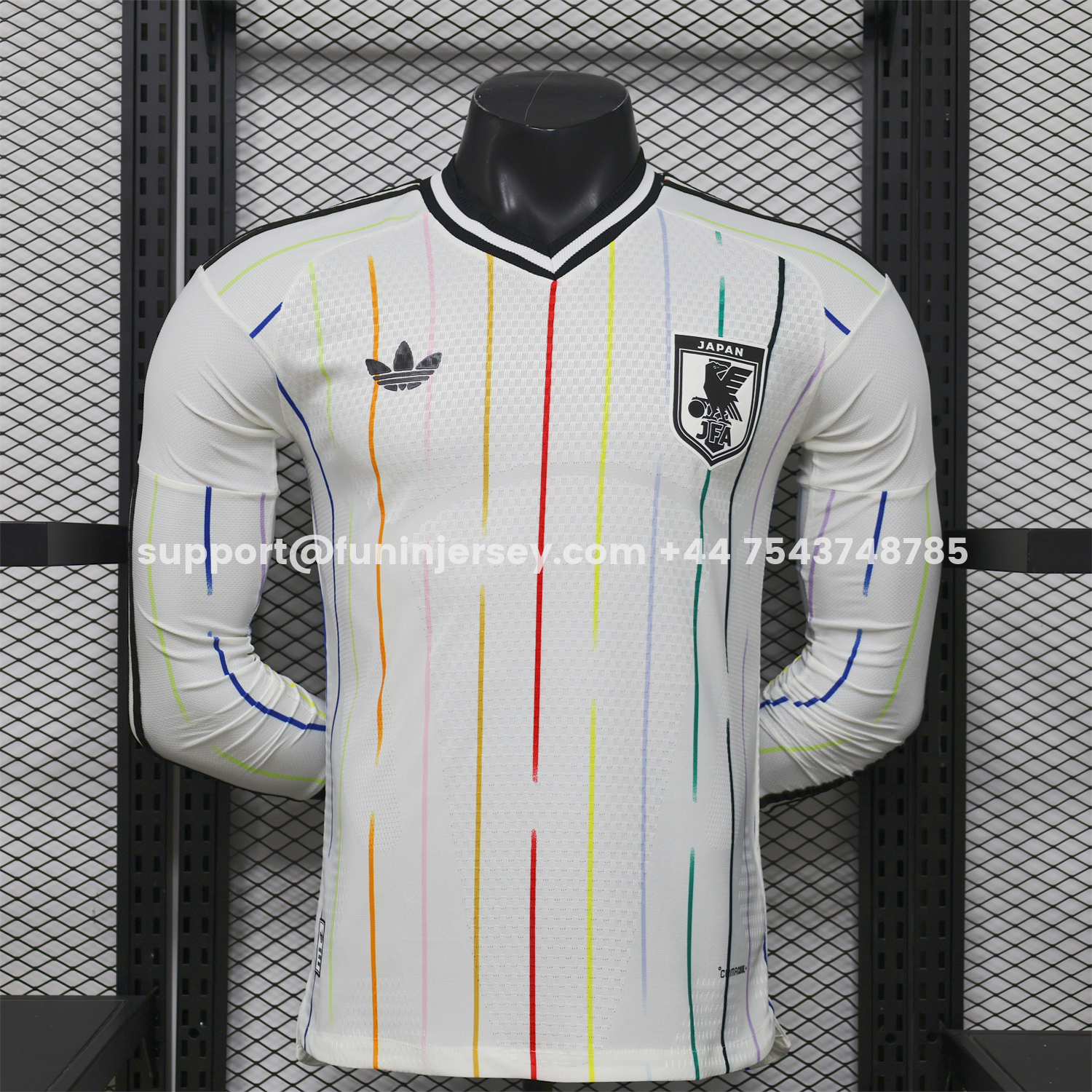 Funinjersey-Japan 2026 Away Long Sleeves Jersey - Player Version