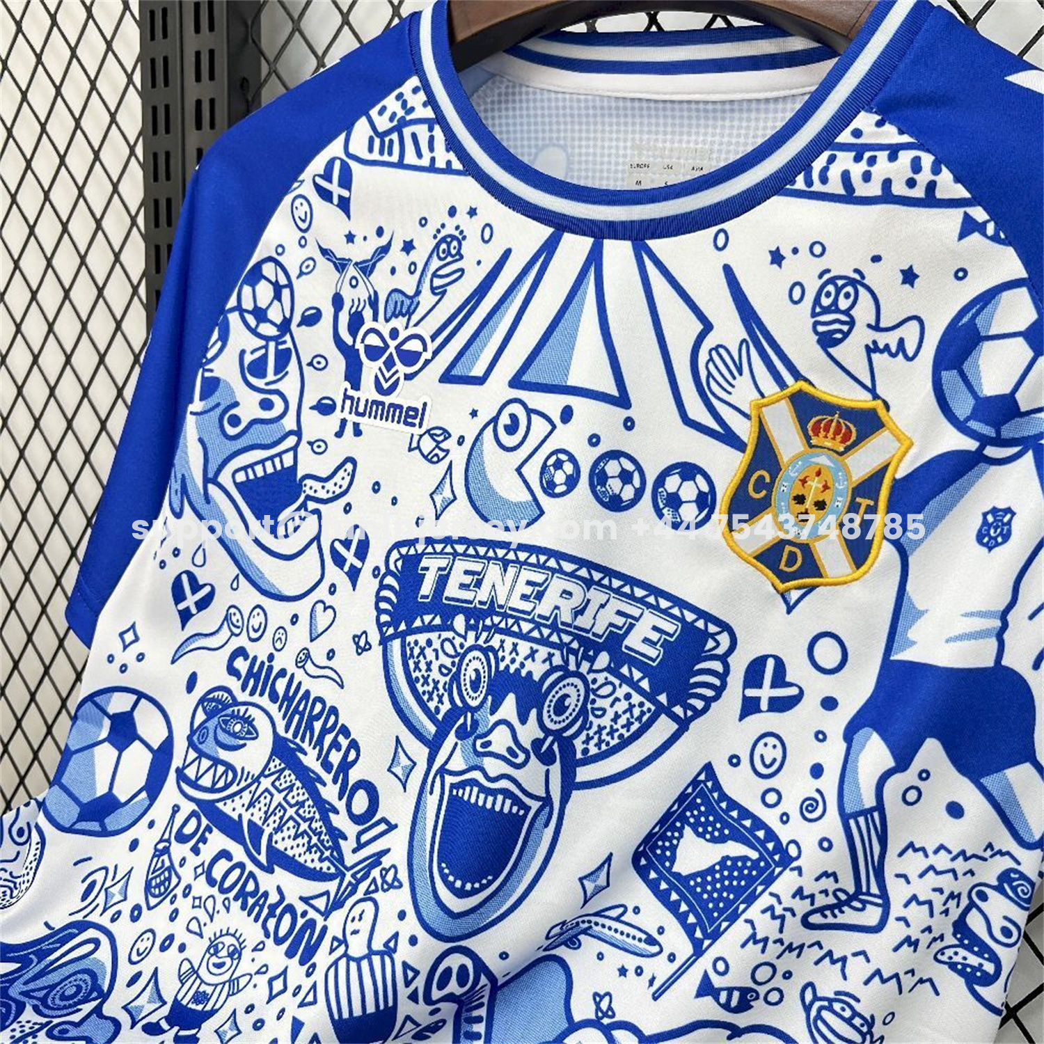 Funinjersey-Tenerife 25-26 Blue Graffiti Special Edition Jersey - Fans Version