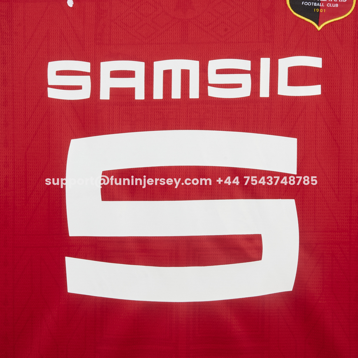 Funinjersey-Stade Rennais 26-27 Home Jersey - Fans Version
