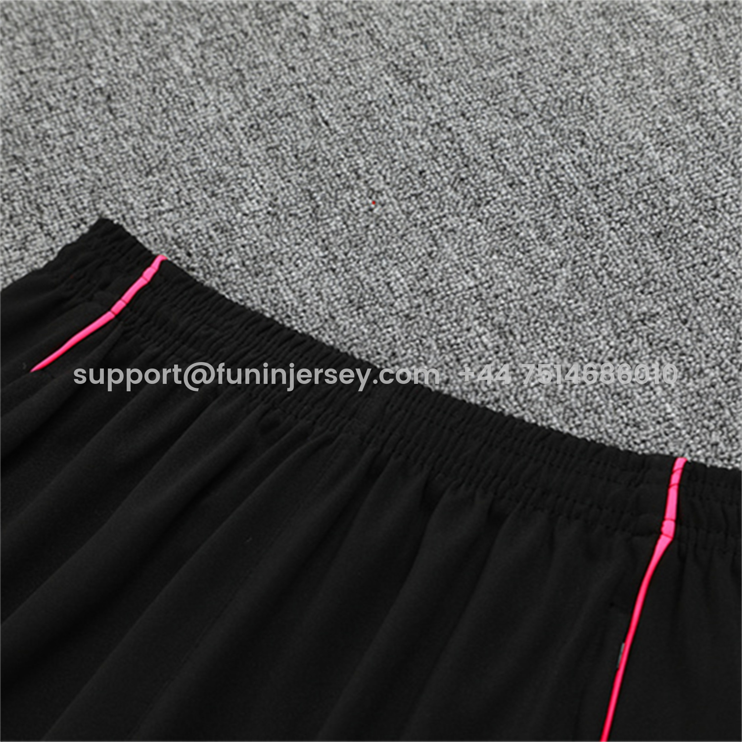 Funinjersey-Arsenal 25-26 Long Sleeve Training Set - Pink Logo Black Top & Black Pants