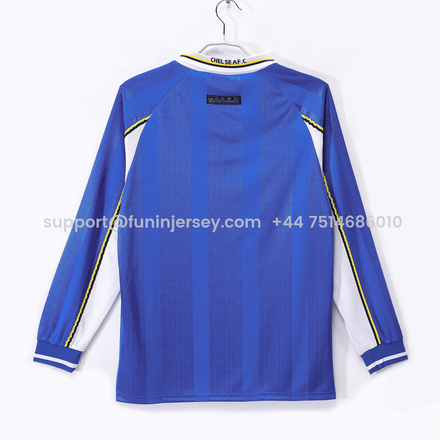 Funinjersey-Retro C.H.E.L.S.E.A 1997-99 Home Long Sleeves Jersey