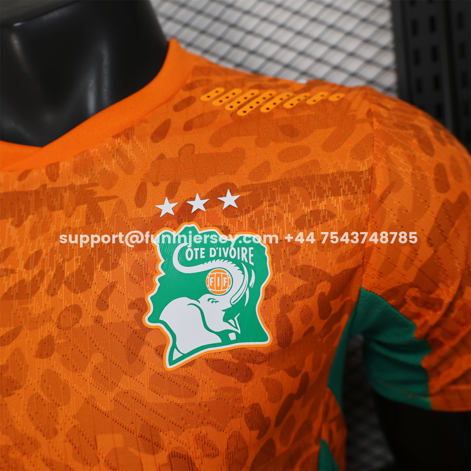 Funinjersey-Ivory Coast 2026 Home Orange Jersey - Player Version