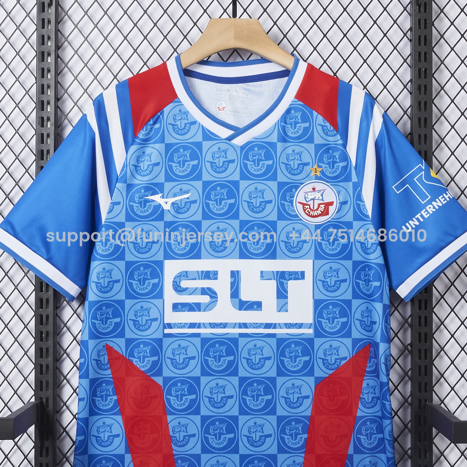 Funinjersey-Hansa Rostock 25-26 Home Jersey - Fans Version