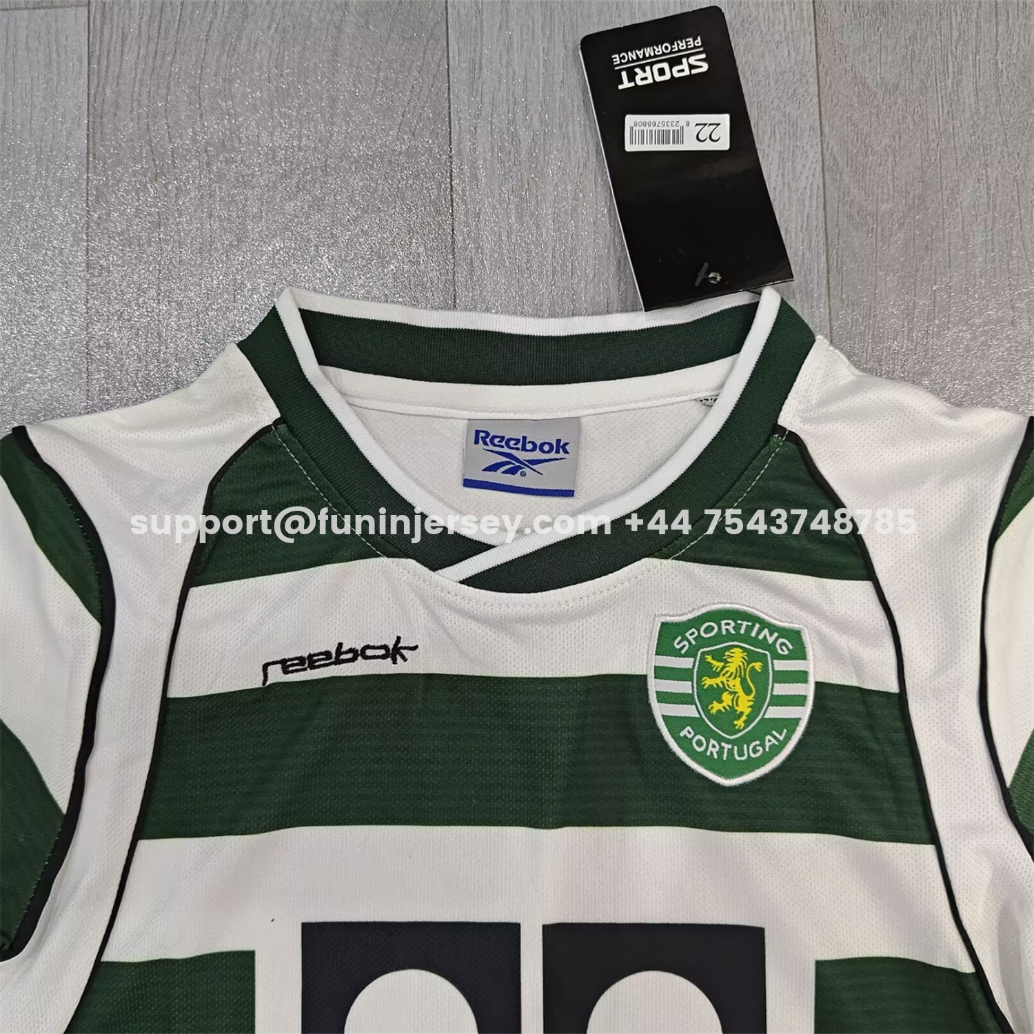 Funinjersey-Retro Sporting CP 2001-02 Home Kids Kit