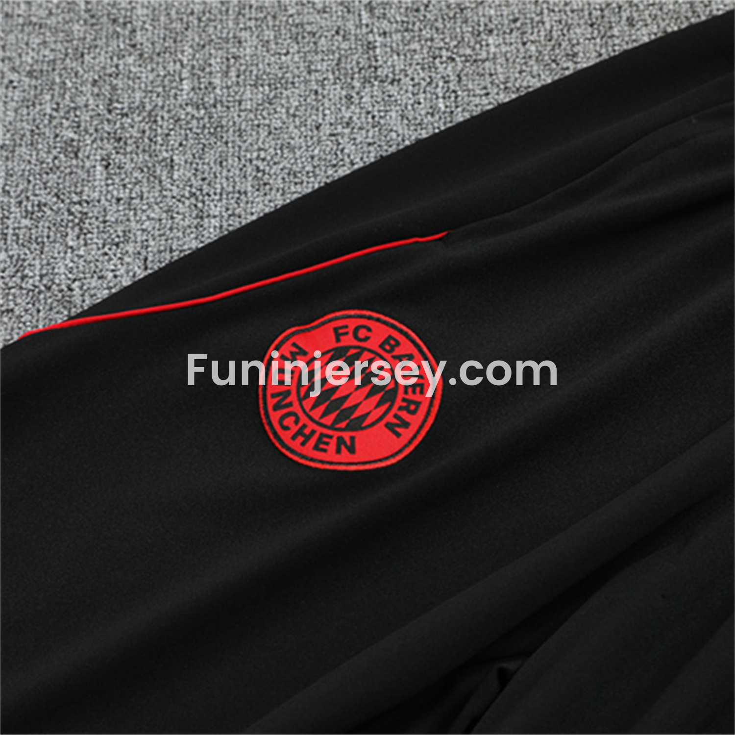 Funinjersey-Bayern Munich 25-26 Long Sleeves Training Set - Green Top & Black Pants