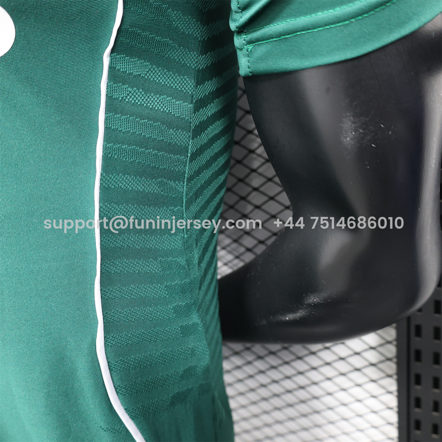 Funinjersey-Real Madrid 25-26 Green With White Lines Special Jersey - Player Version