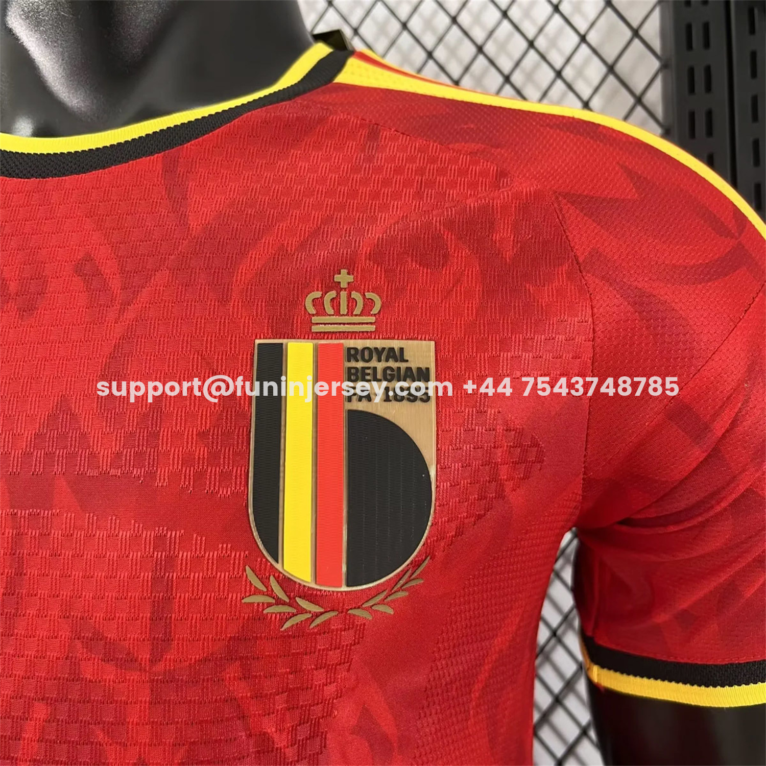 Funinjersey-Belgium 2026 Home Jersey - Player Version