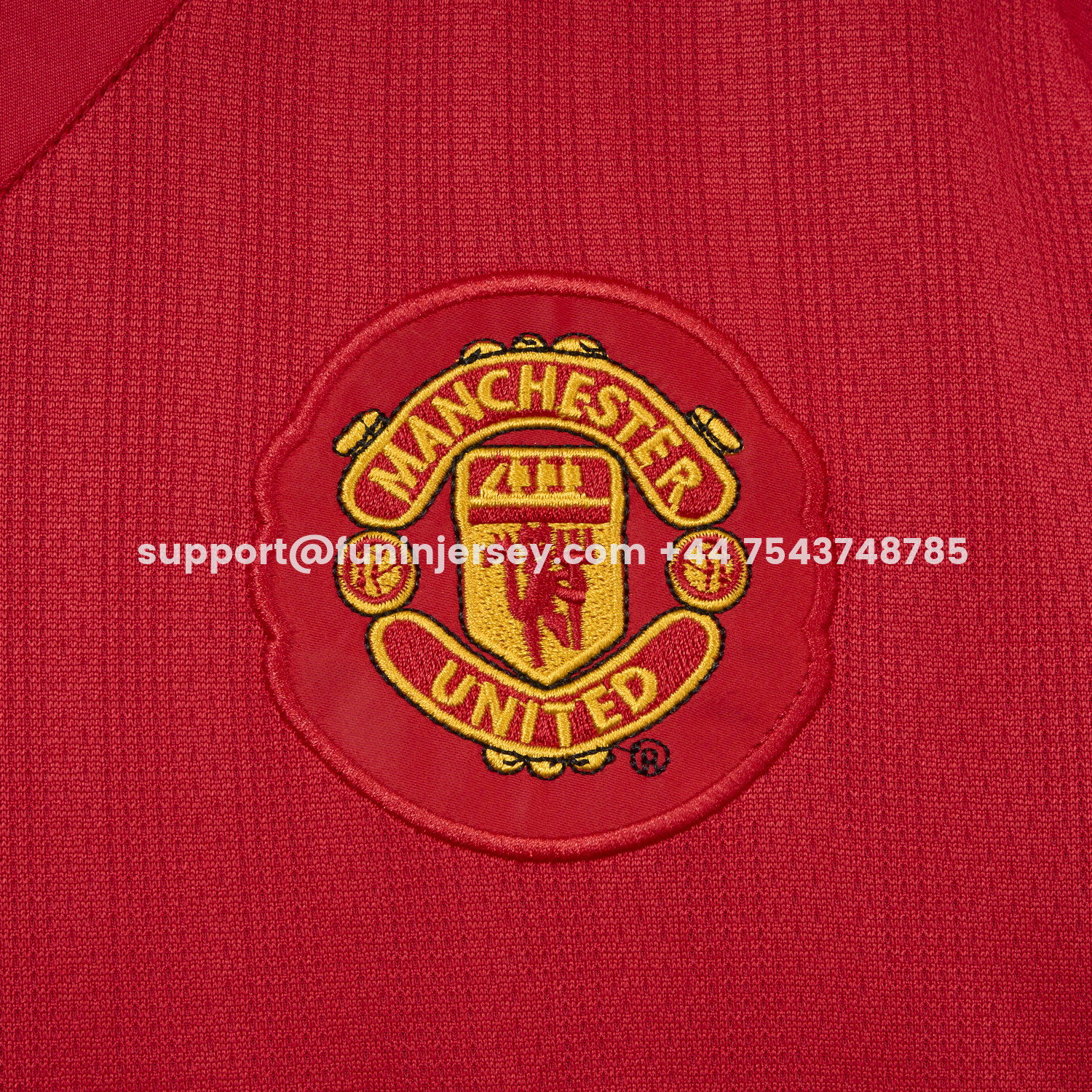 Funinjersey-Retro Manchester United 2007-09 Home Jersey