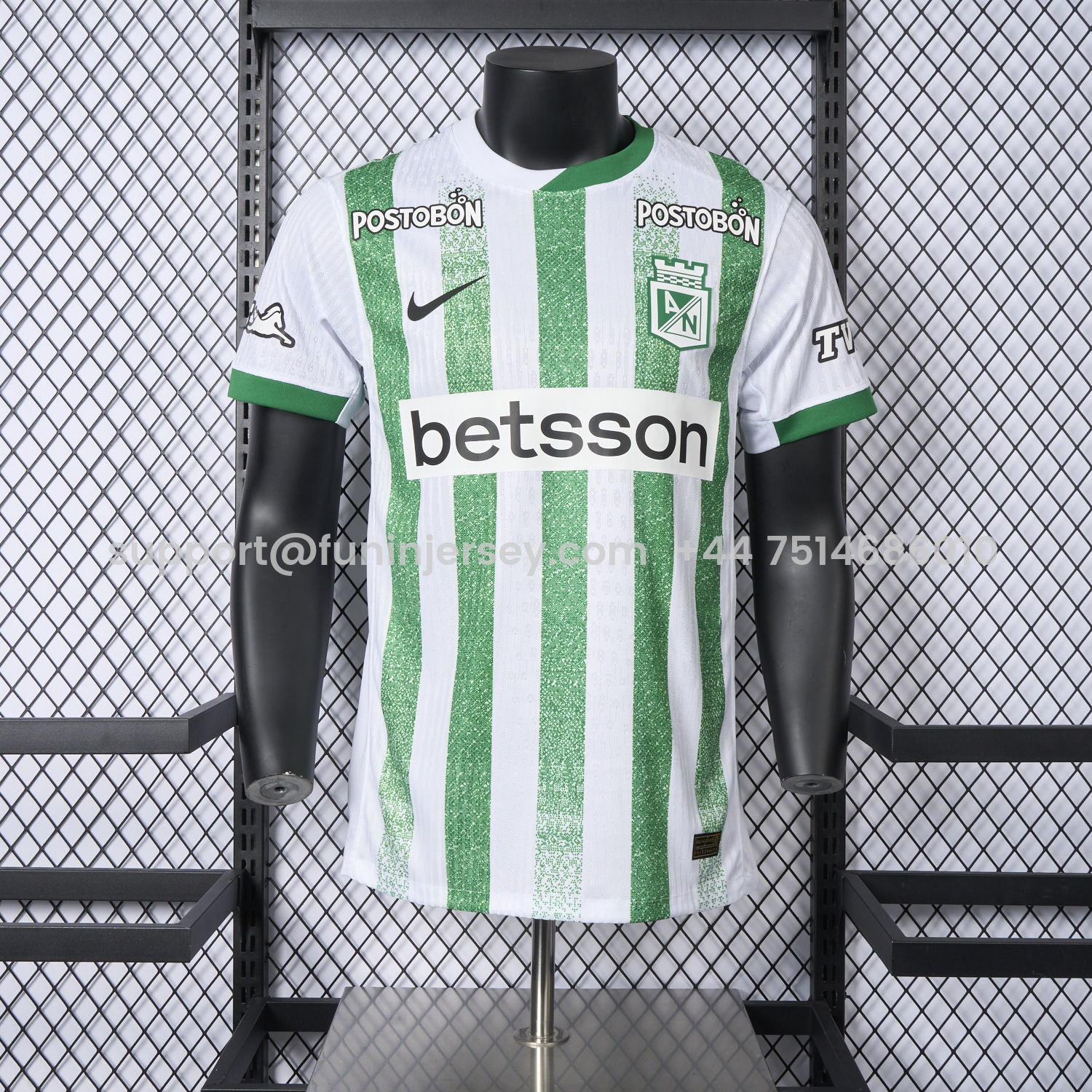 Funinjersey-Atlético Nacional 25-26 Home Jersey - Player Version