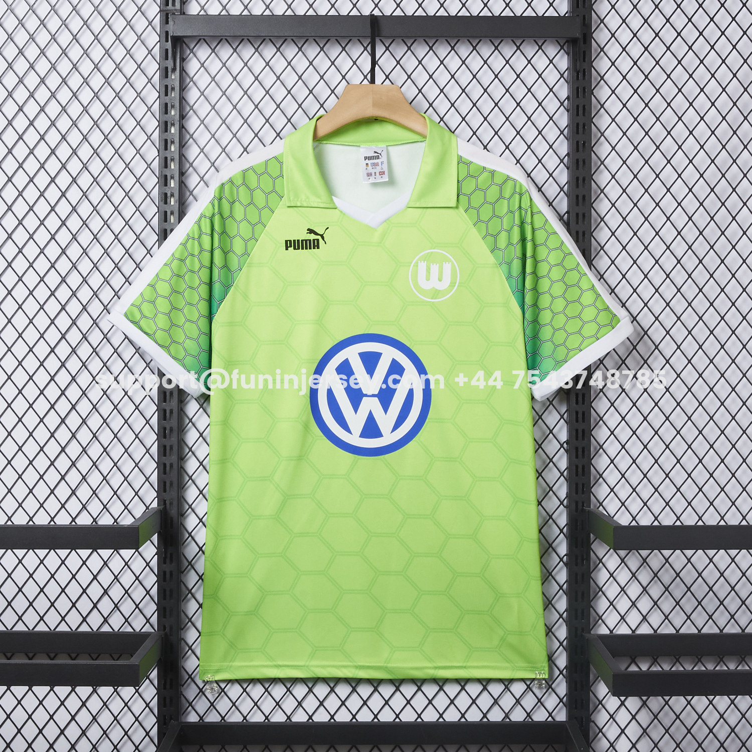 Funinjersey-Retro Wolfsburg 1997-98 Home Jersey