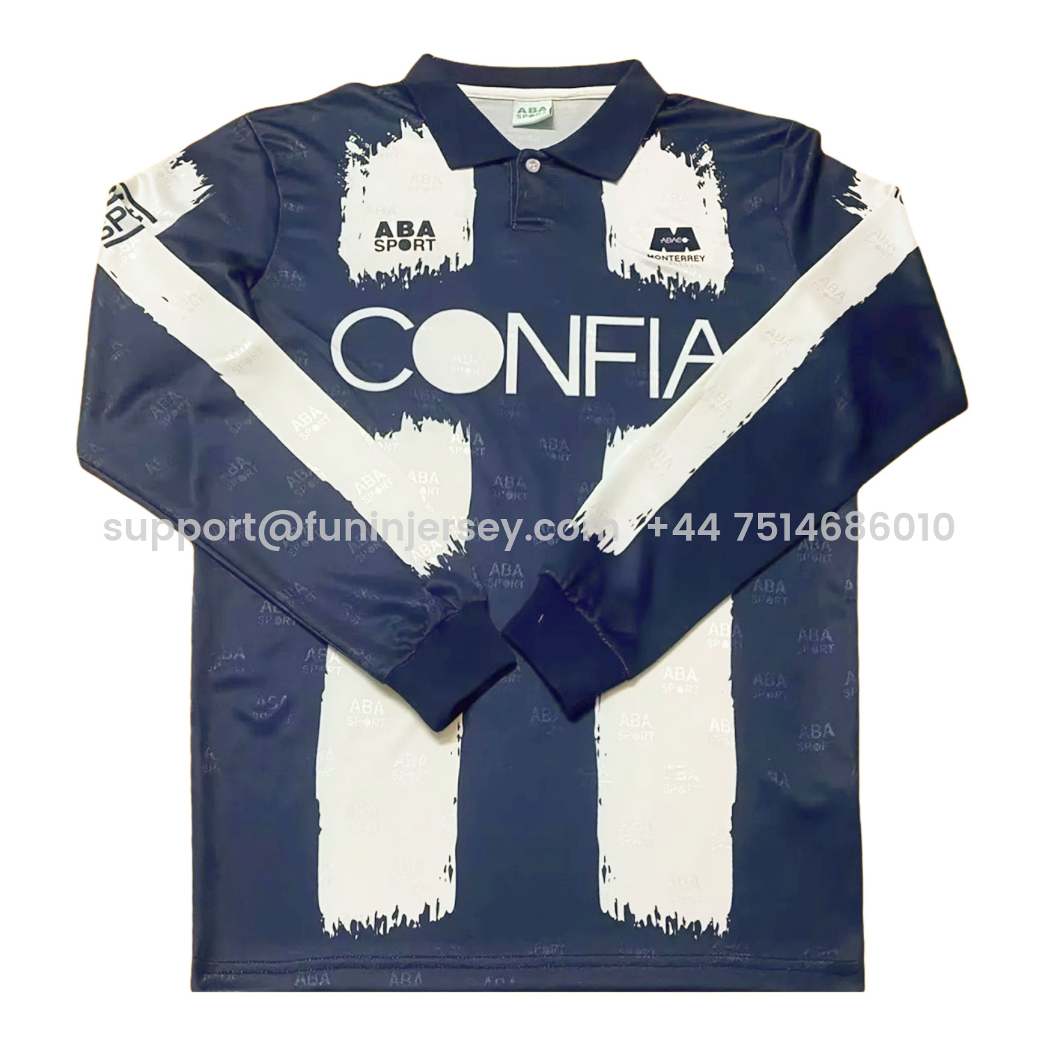 Funinjersey-Retro Rayados Monterrey 1995-96 Away Long Sleeves Jersey