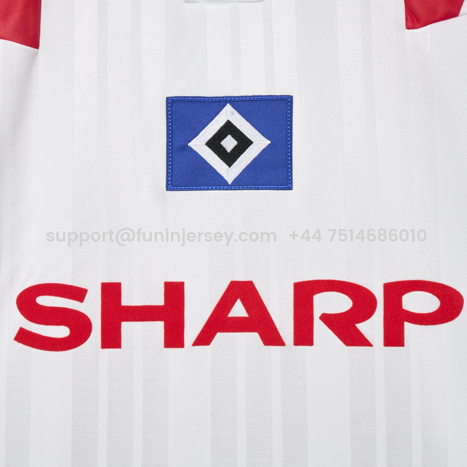 Funinjersey-Retro Hamburger SV 1992-93 Home Jersey