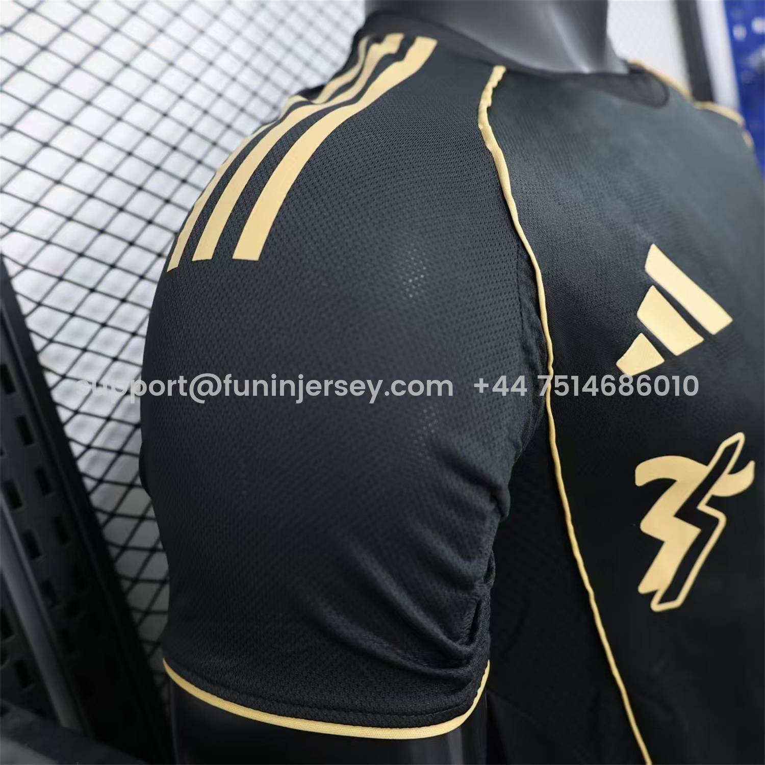 Funinjersey-Fulham 25-26 Third Black Jersey - Player Version