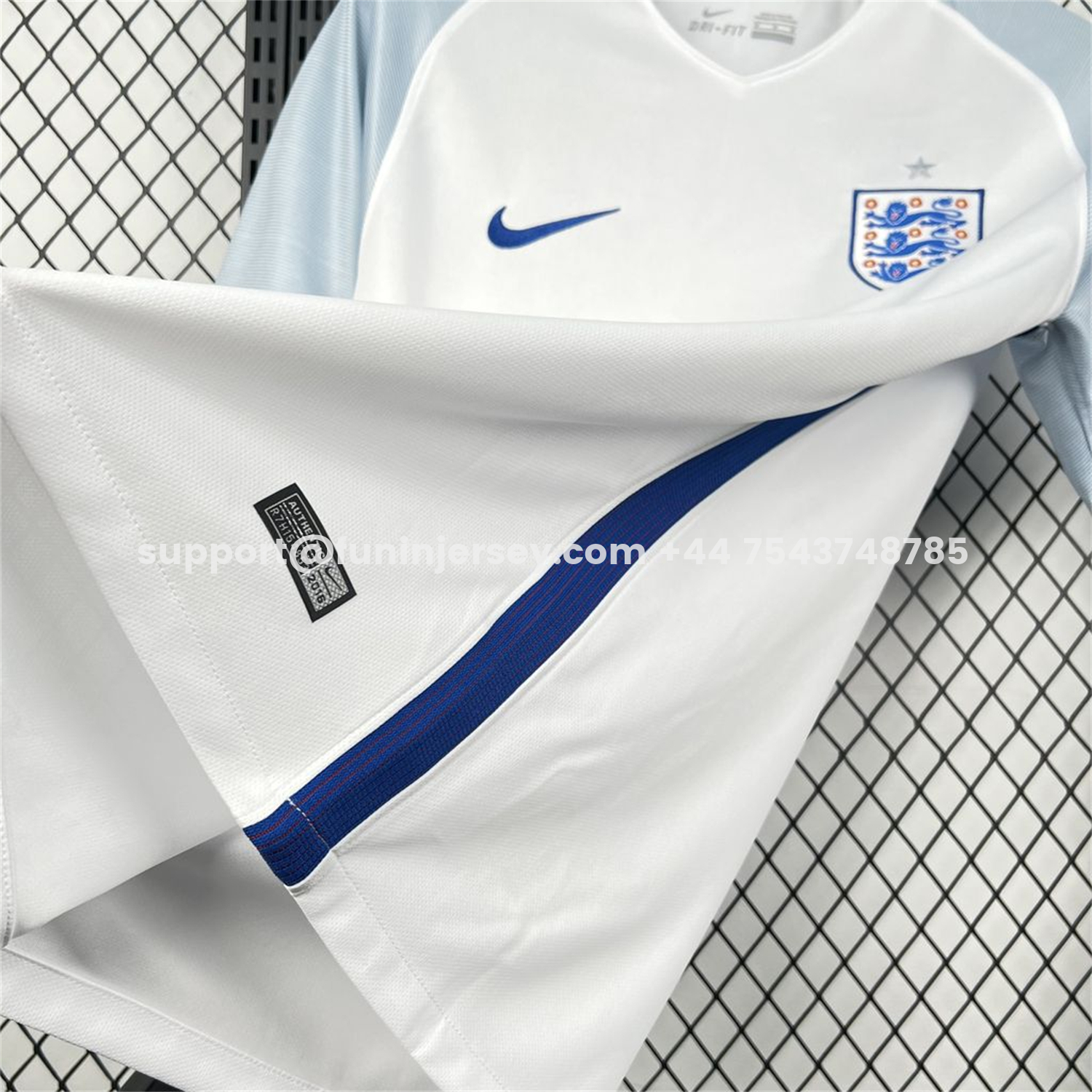 Funinjersey-Retro England 2016 Home White Jersey